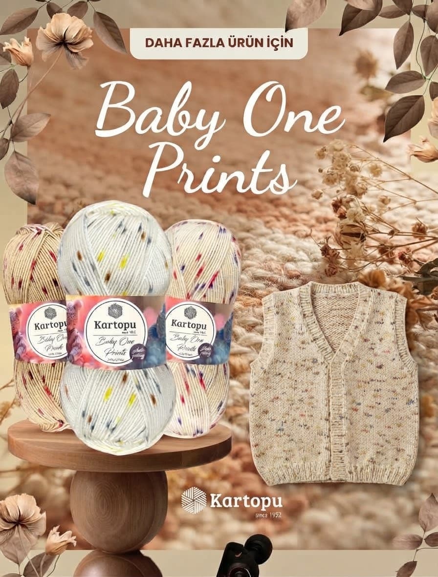 Kartopu Baby One Prints iplik