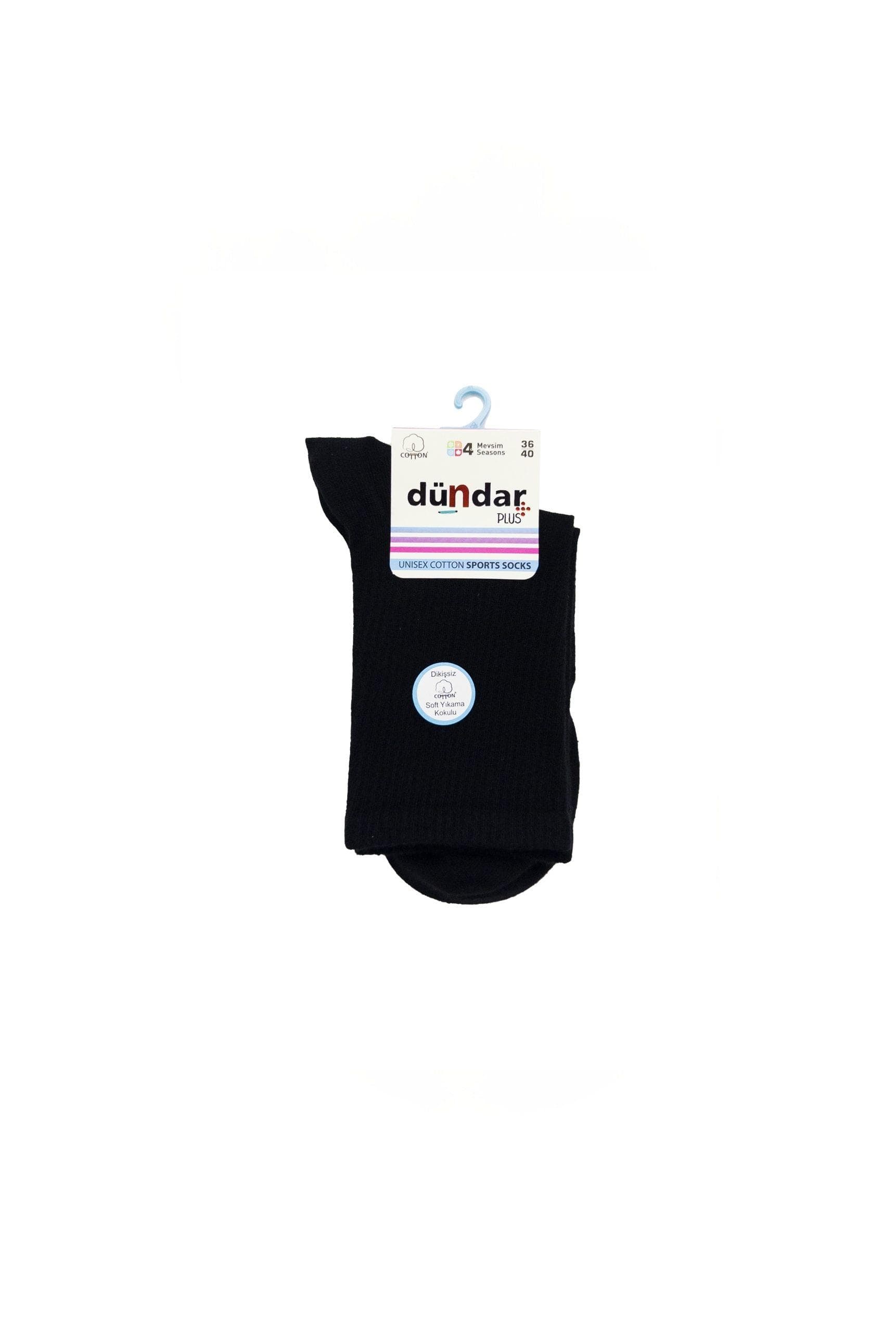 4 Mevsim 12li Unisex Pamuklu Sports Çorap 36-40