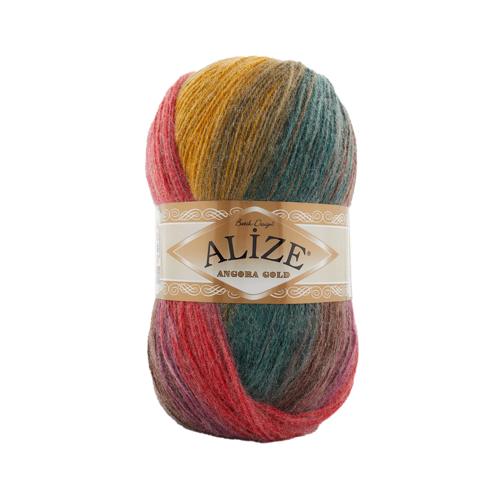 Alize Angora Gold Batik 3368 Yelek ve Şal İpi