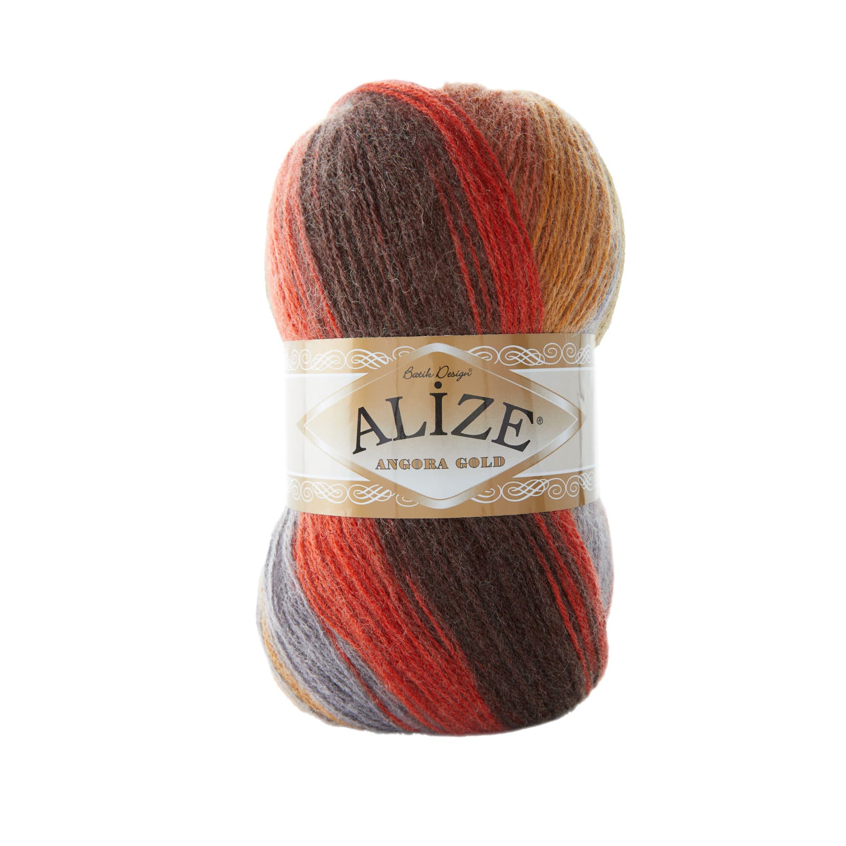 Alize Angora Gold Batik 8145 Yelek ve Şal İpi