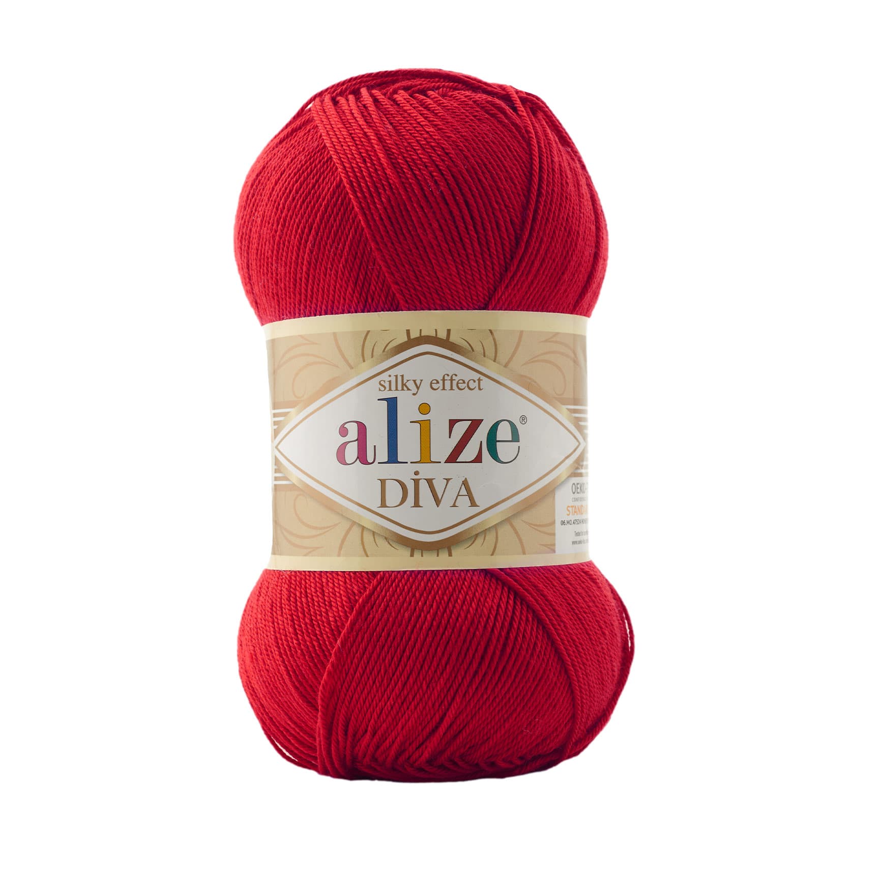 Alize Diva 106 Kırmızı Örgü İpi