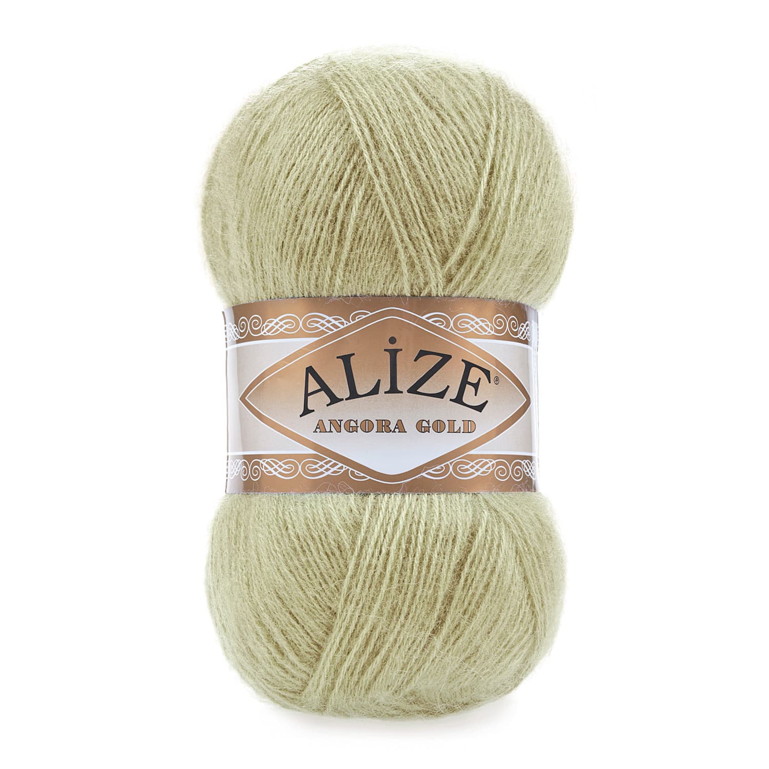Alize Angora Gold 267 Uçuk Yeşil Yelek ve Şal İpi