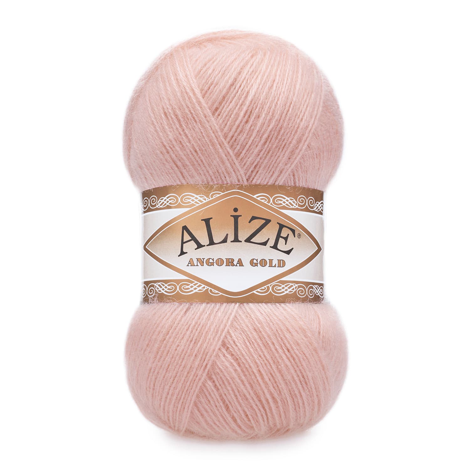 Alize Angora Gold 161 Pudra Pembe Yelek ve Şal İpi
