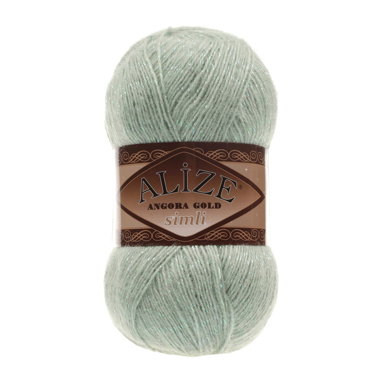 Alize Angora Gold Simli 515 Çağla Yelek ve Şal İpi