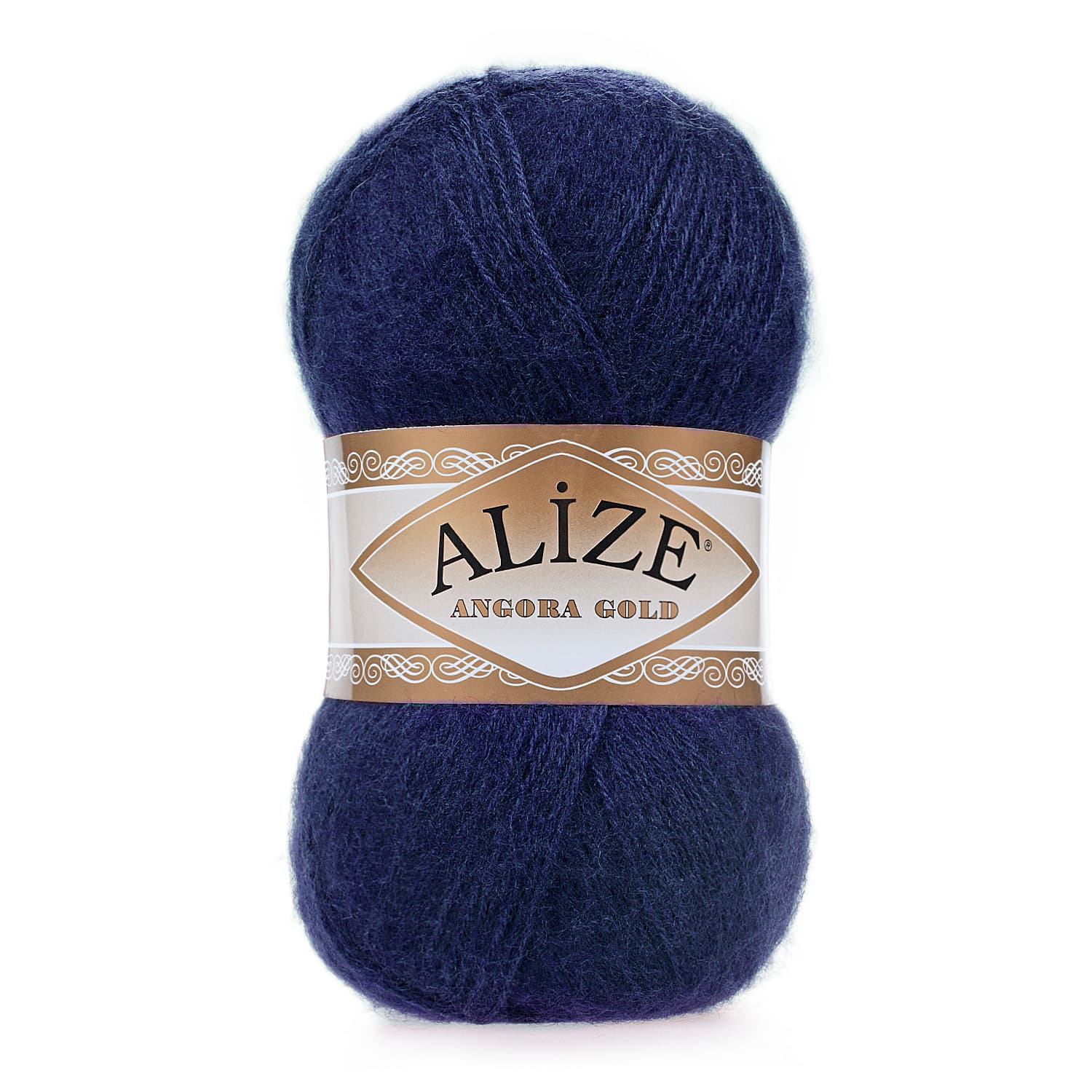 Alize Angora Gold 58 Lacivert Yelek ve Şal İpi