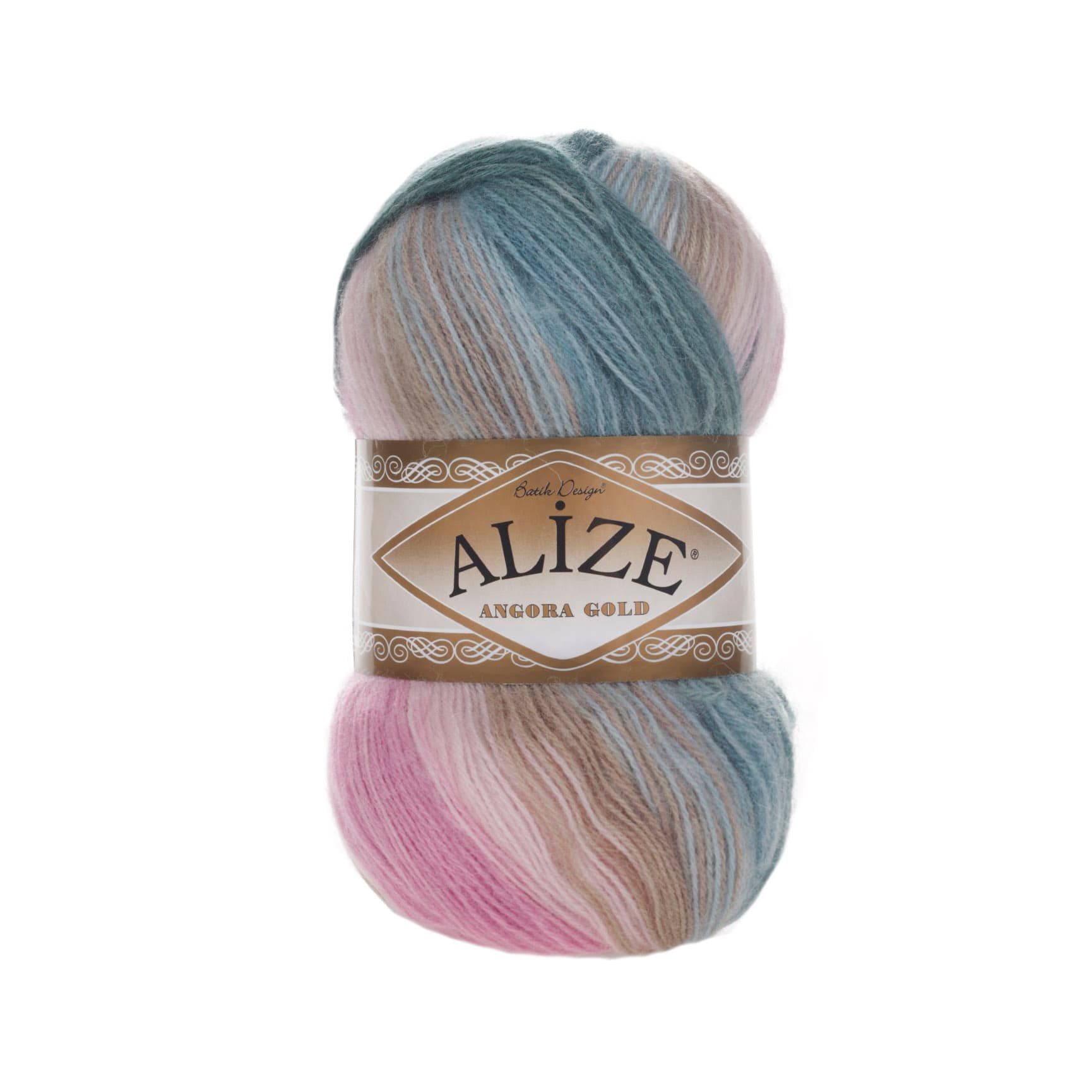 Alize Angora Gold Batik 2970 Yelek ve Şal İpi
