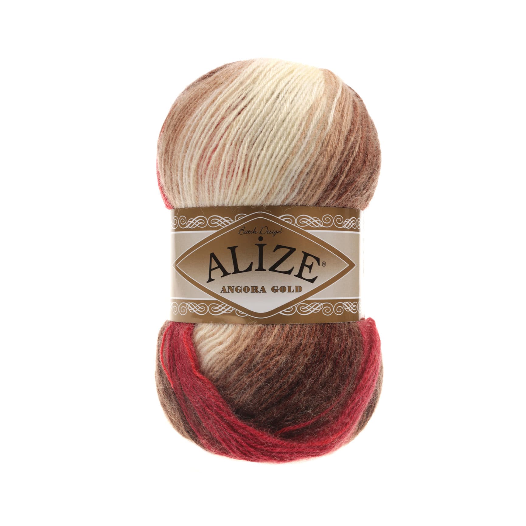 Alize Angora Gold Batik 4574 Yelek ve Şal İpi