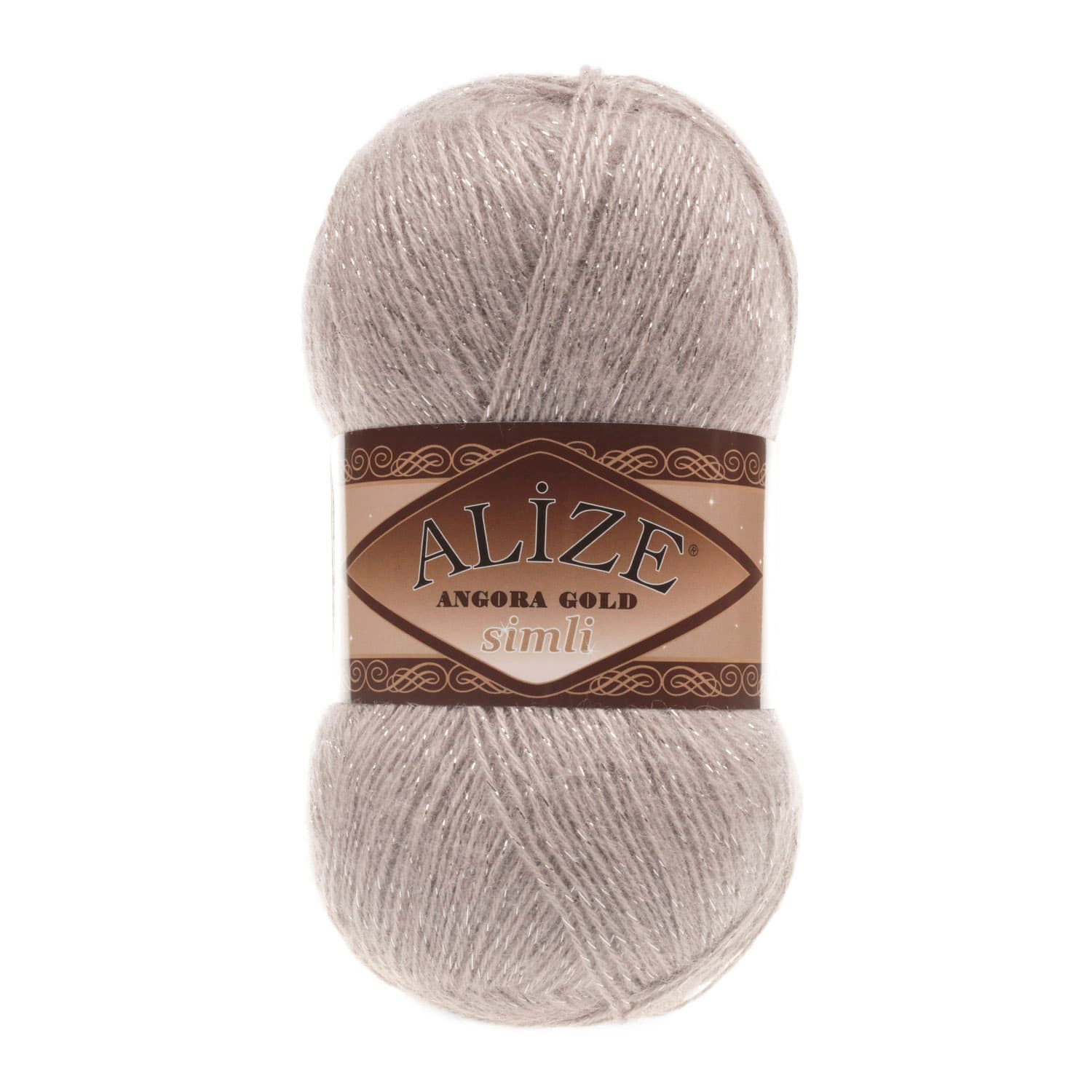Alize Angora Gold Simli 541 Vizon Yelek ve Şal İpi