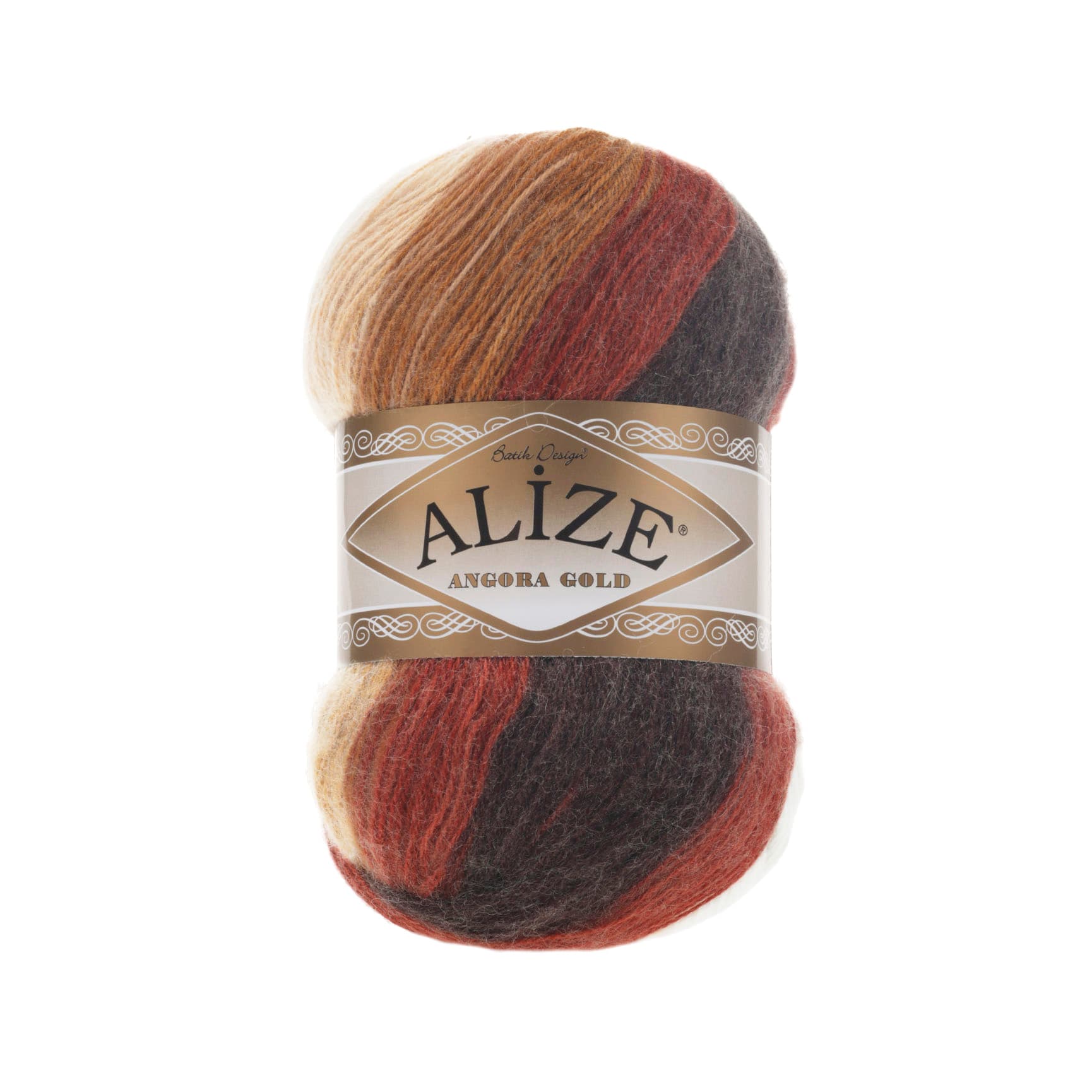 Alize Angora Gold Batik 2626 Yelek ve Şal İpi