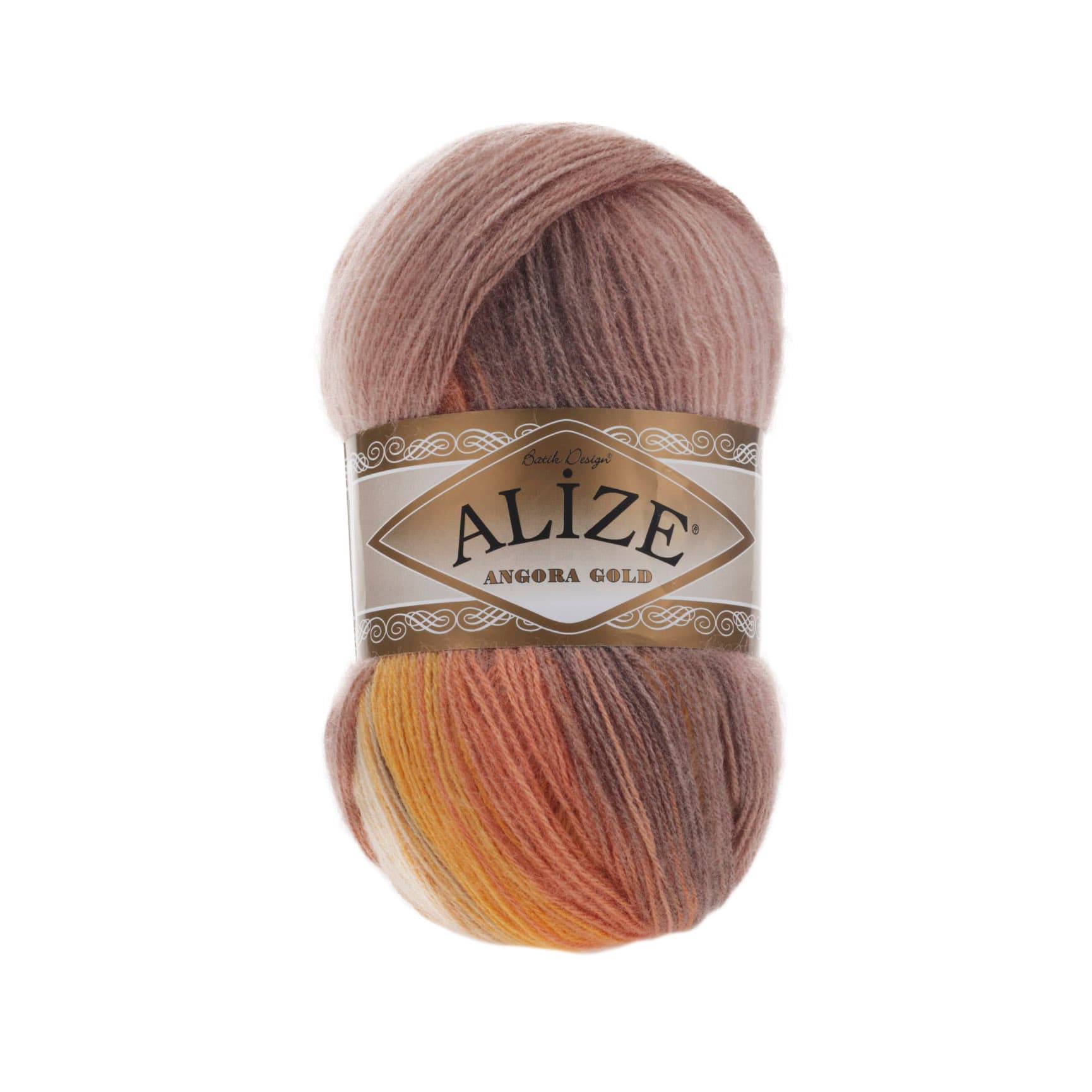 Alize Angora Gold Batik 4741 Yelek ve Şal İpi