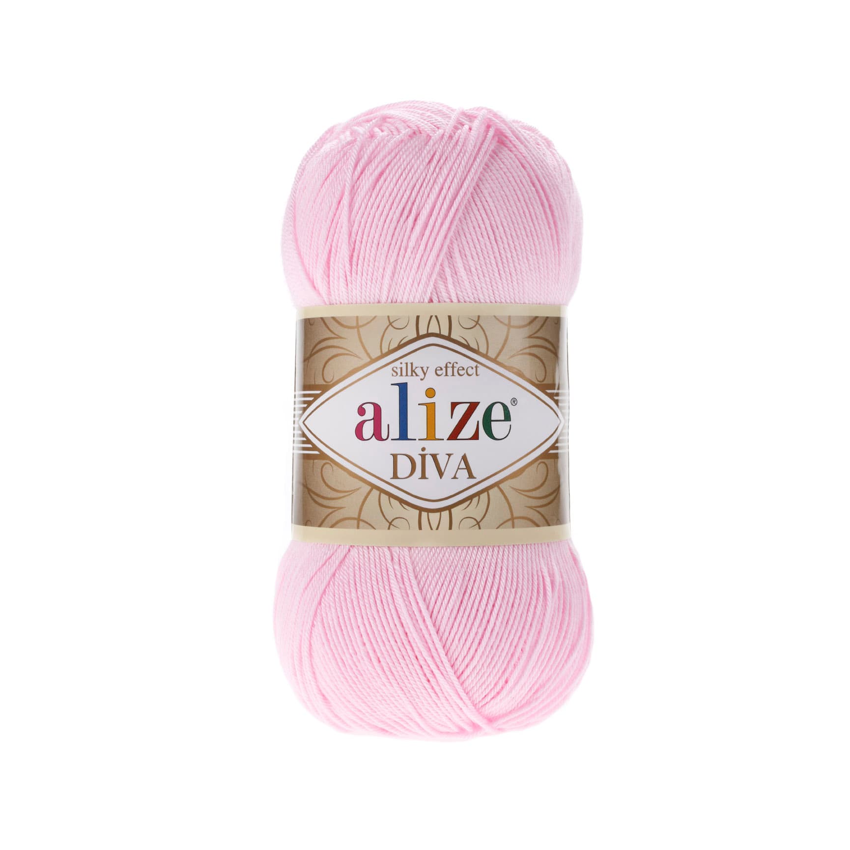 Alize Diva 185 Pembe Sılky Effect 100 Gr Örgü İpi