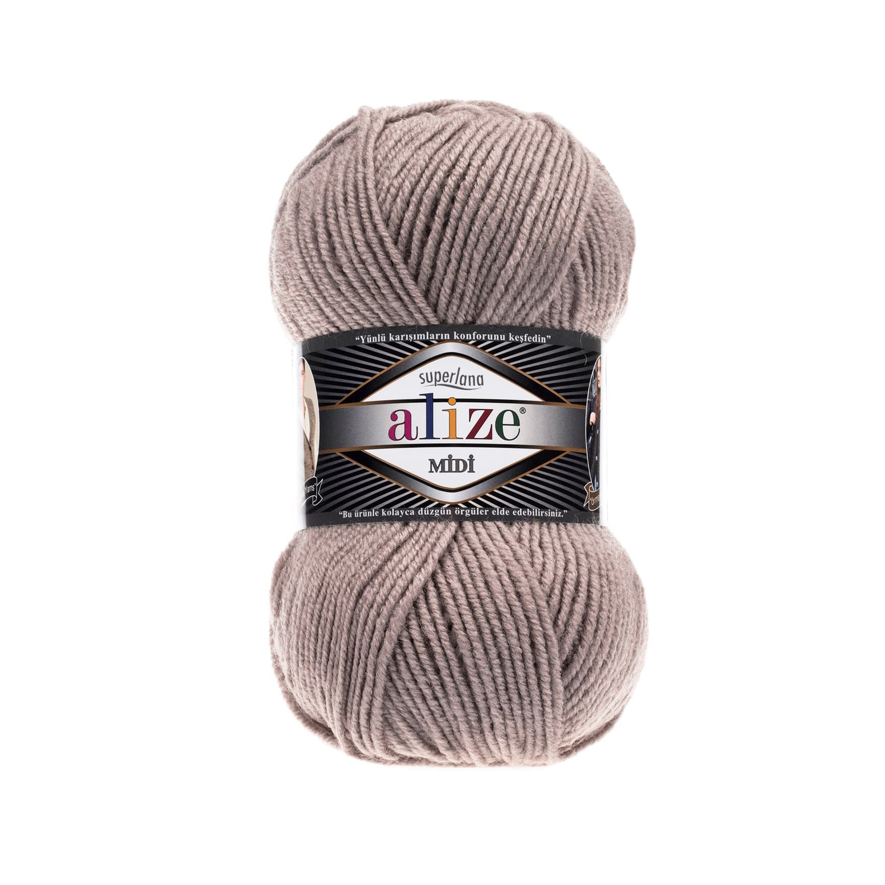 Alize Superlana Midi 541 Vizon Yünlü Örgü İpi