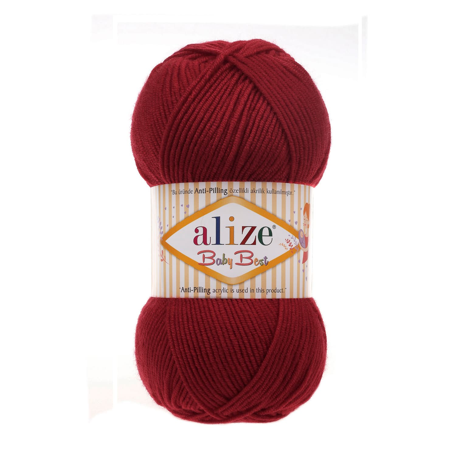 Alize Baby Best 390 Vişne Bebe Yünü