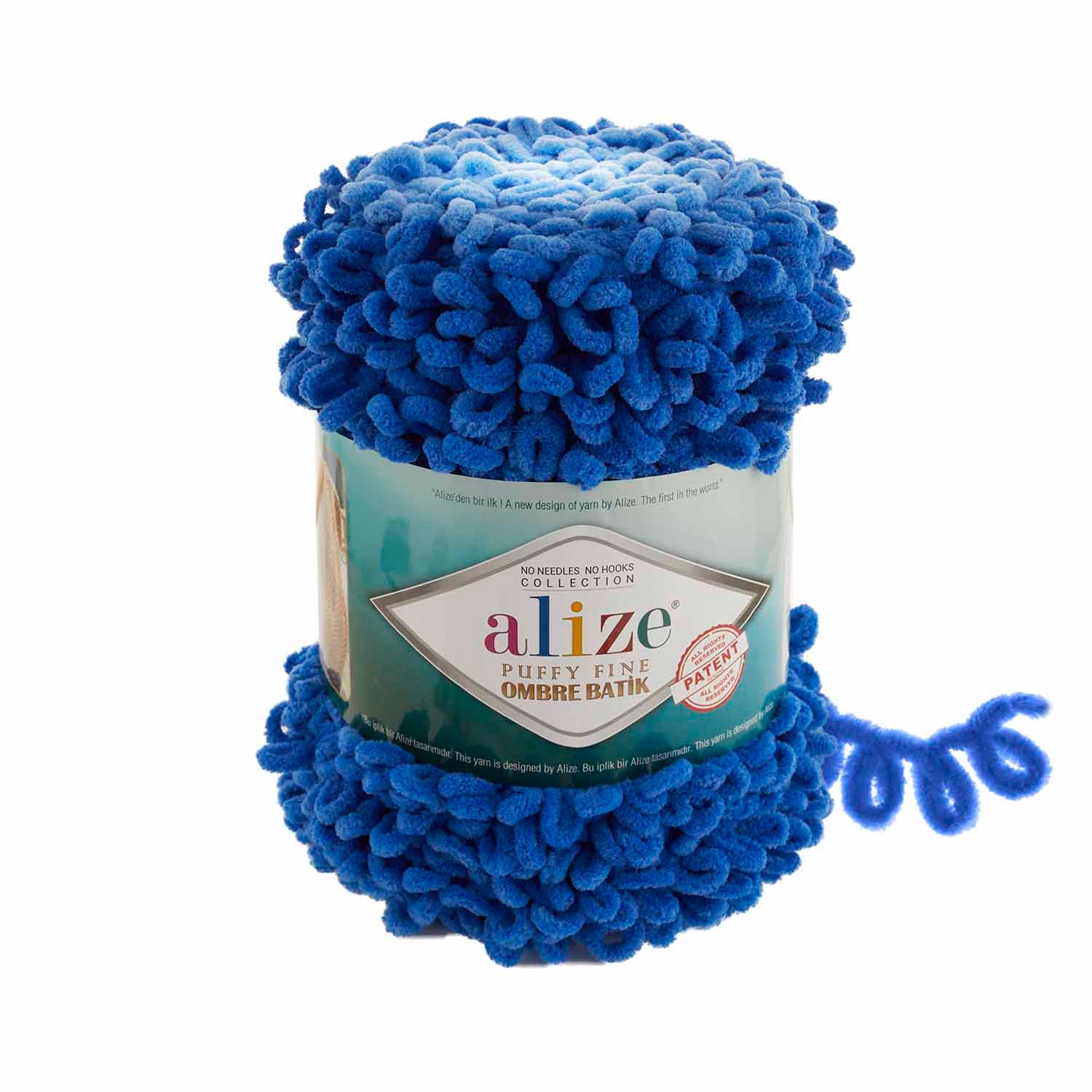 Alize Puffy Fine Ombre Batik 7280 Elle Örülen Örgü İpi
