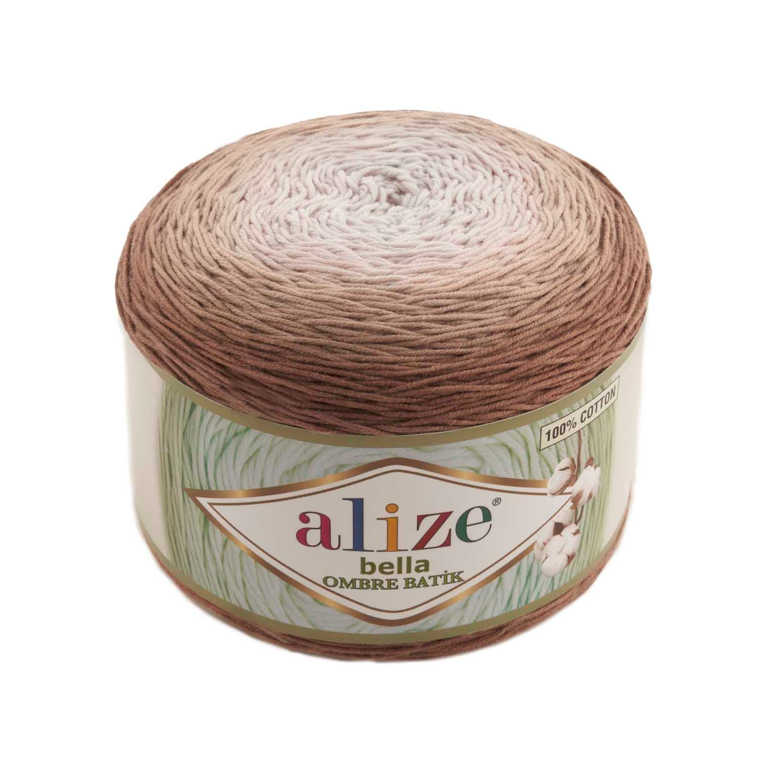 Alize Bella Ombre Batik 7410 Pamuklu Örgü İpi