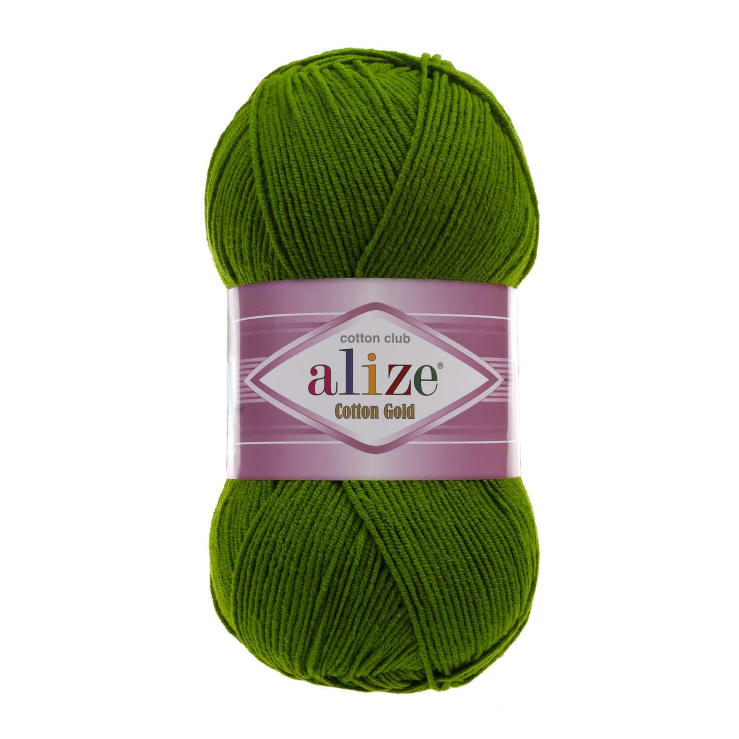 Alize Cotton Gold 35 Yeşil Pamuklu Örgü İpi
