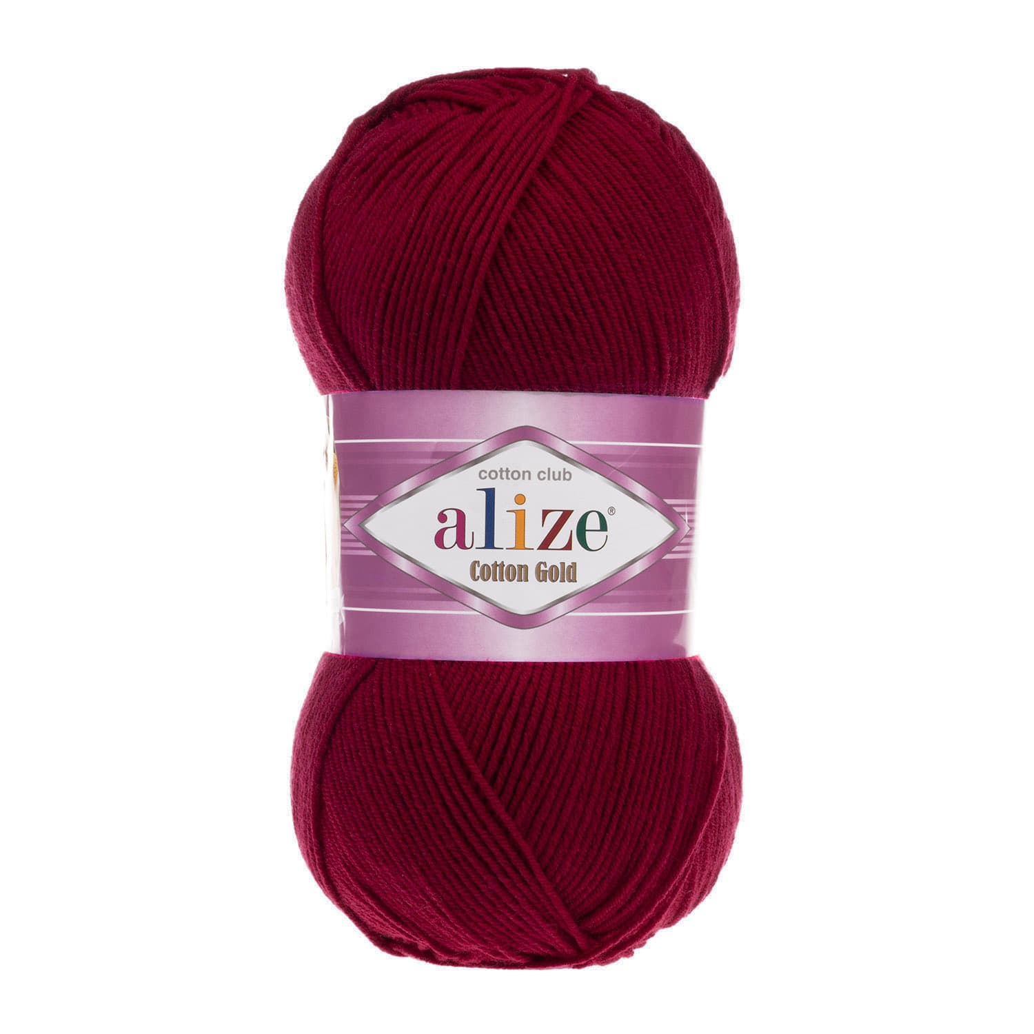 Alize Cotton Gold 57 Bordo Pamuklu Örgü İpi