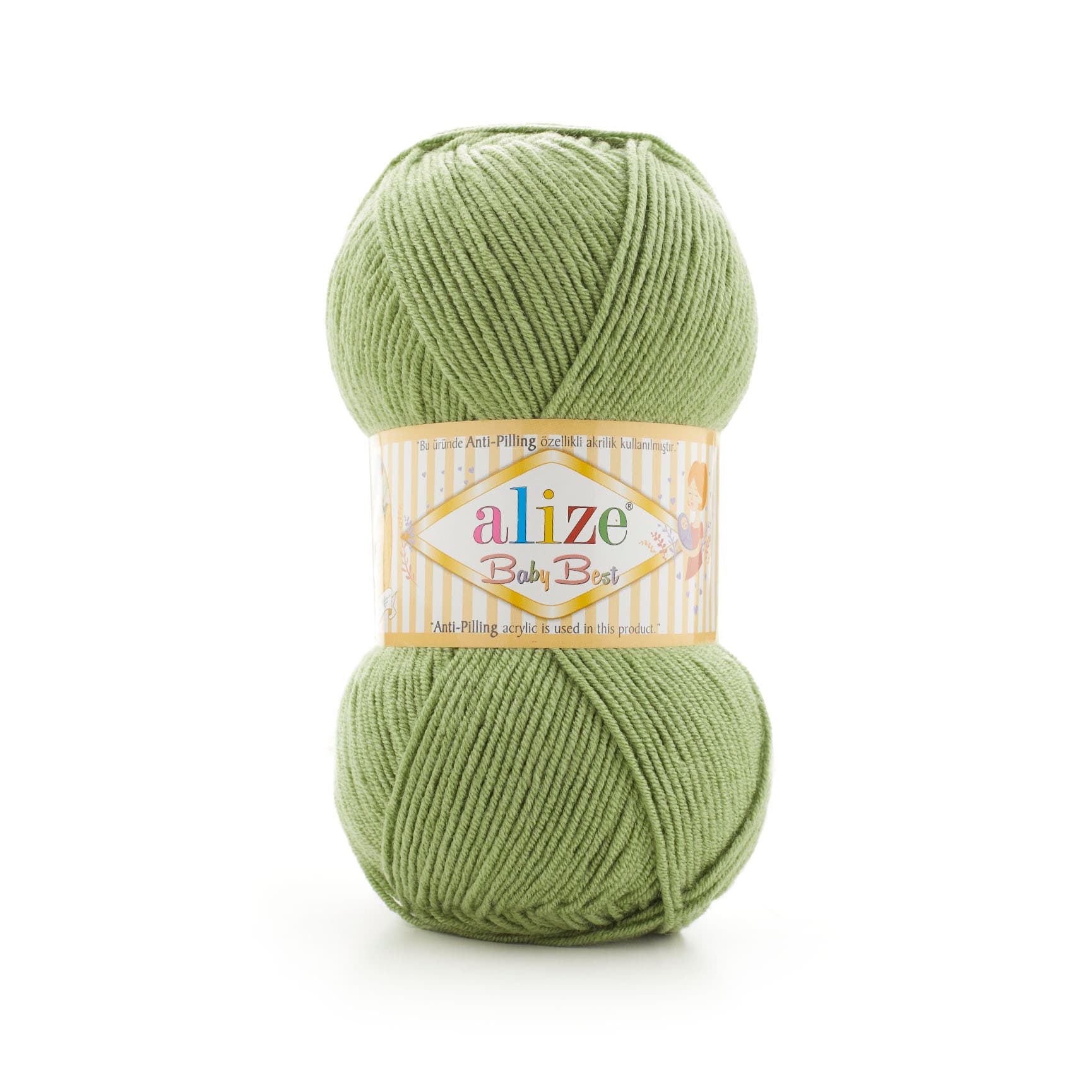 Alize Baby Best 485 Yeşil Bebe Yünü