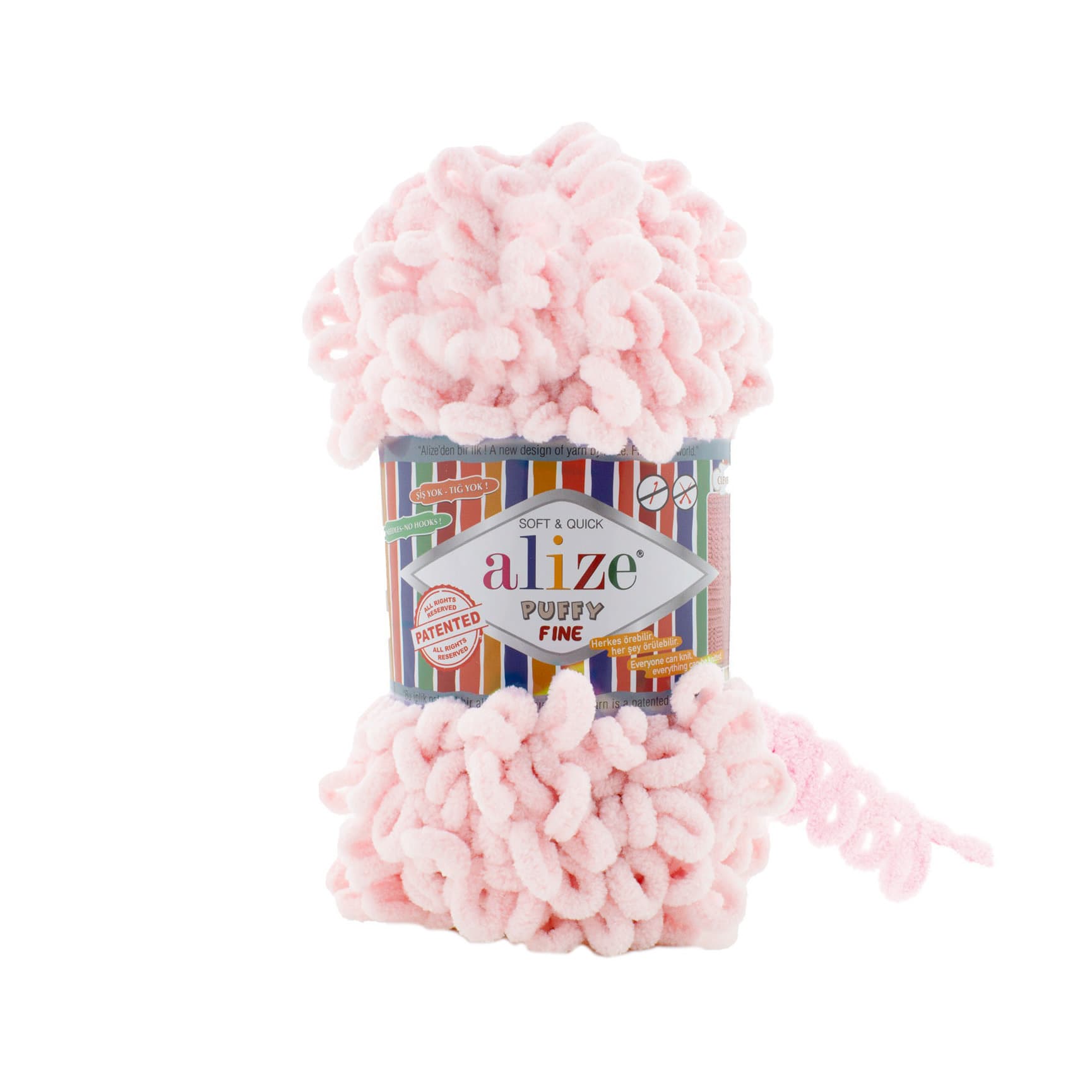 Alize Puffy Fine 639 Elle Örülen Örgü İpi