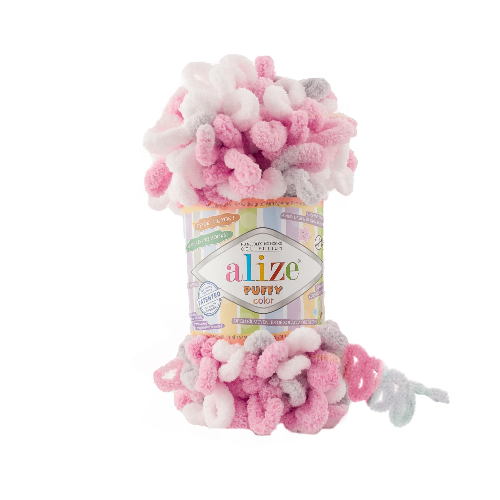 Alize Puffy Color 6370 Elle Örülen Örgü İpi