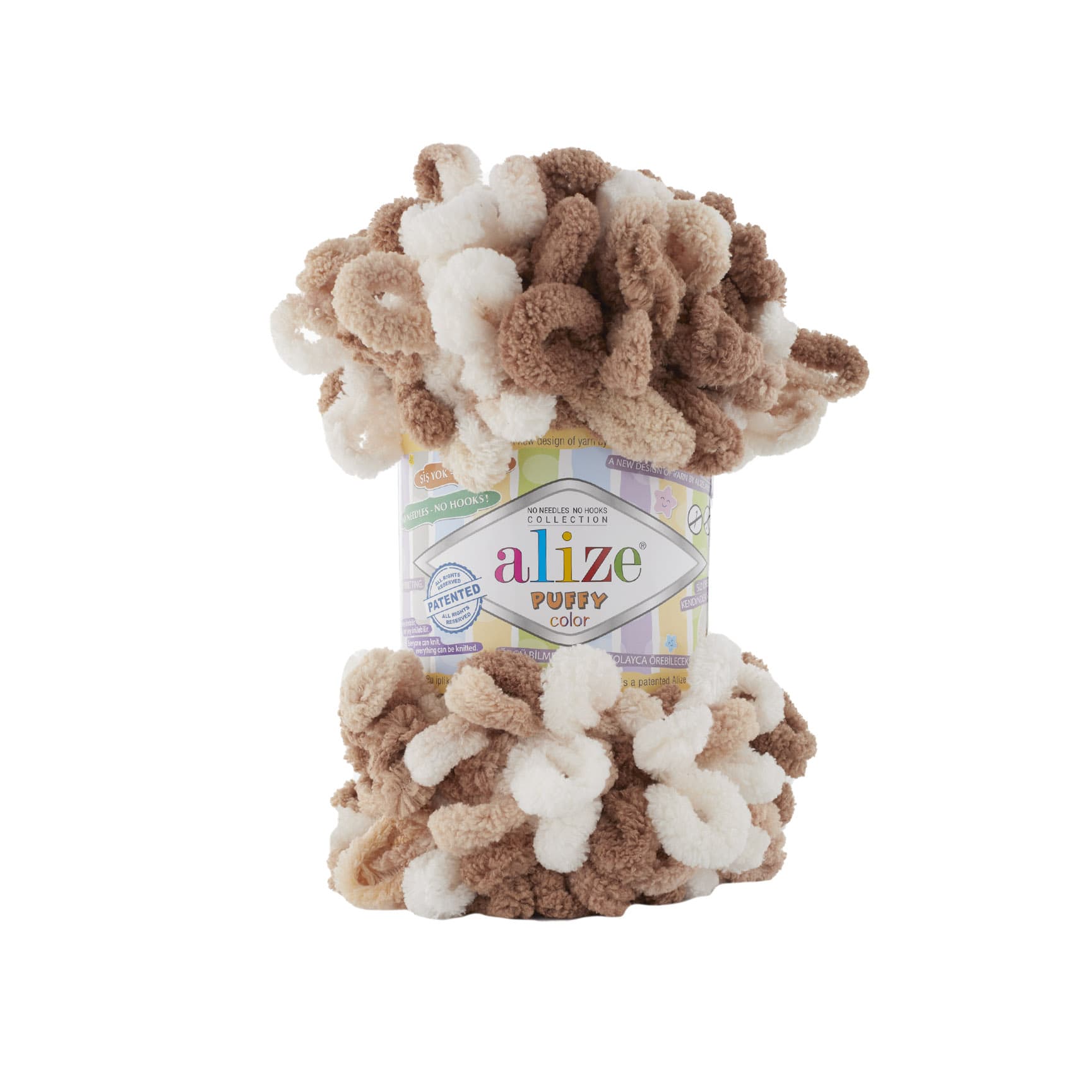 Alize Puffy Color 6398 Elle Örülen Örgü İpi