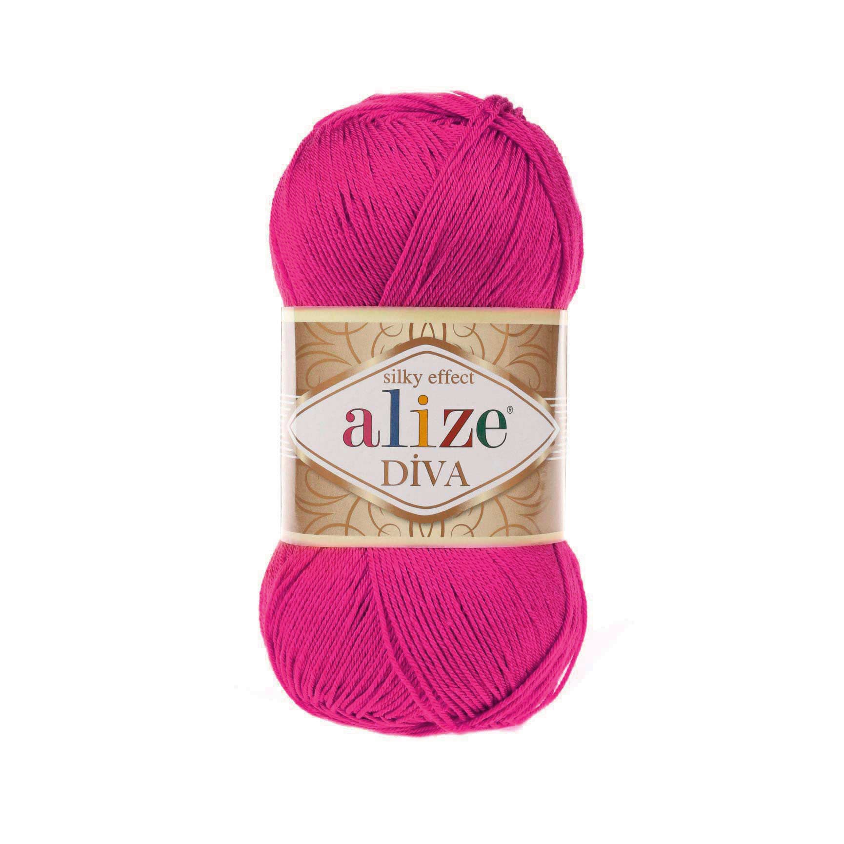 Alize Diva 149 Fuşya Silky Effect 100 Gr Örgü İpi