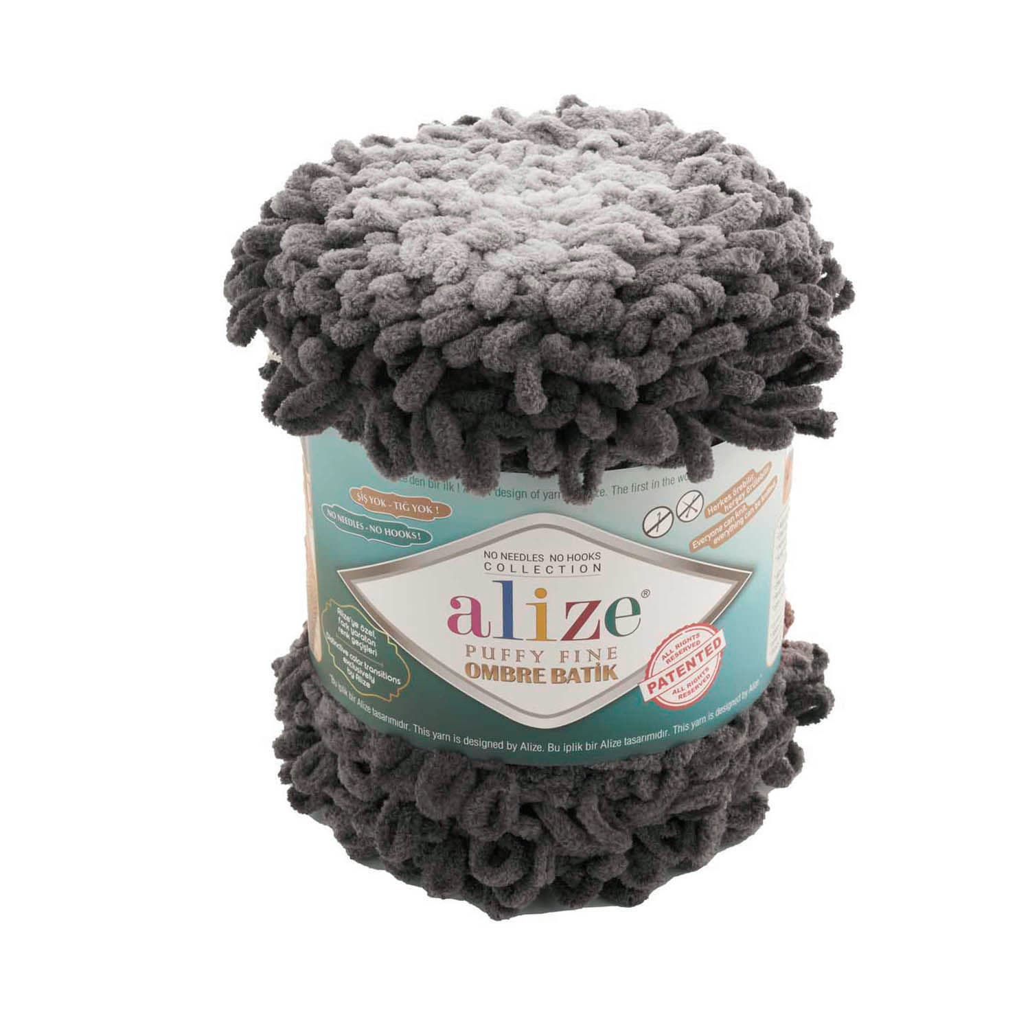 Alize Puffy Fine Ombre Batik 7243 Elle Örülen Örgü İpi