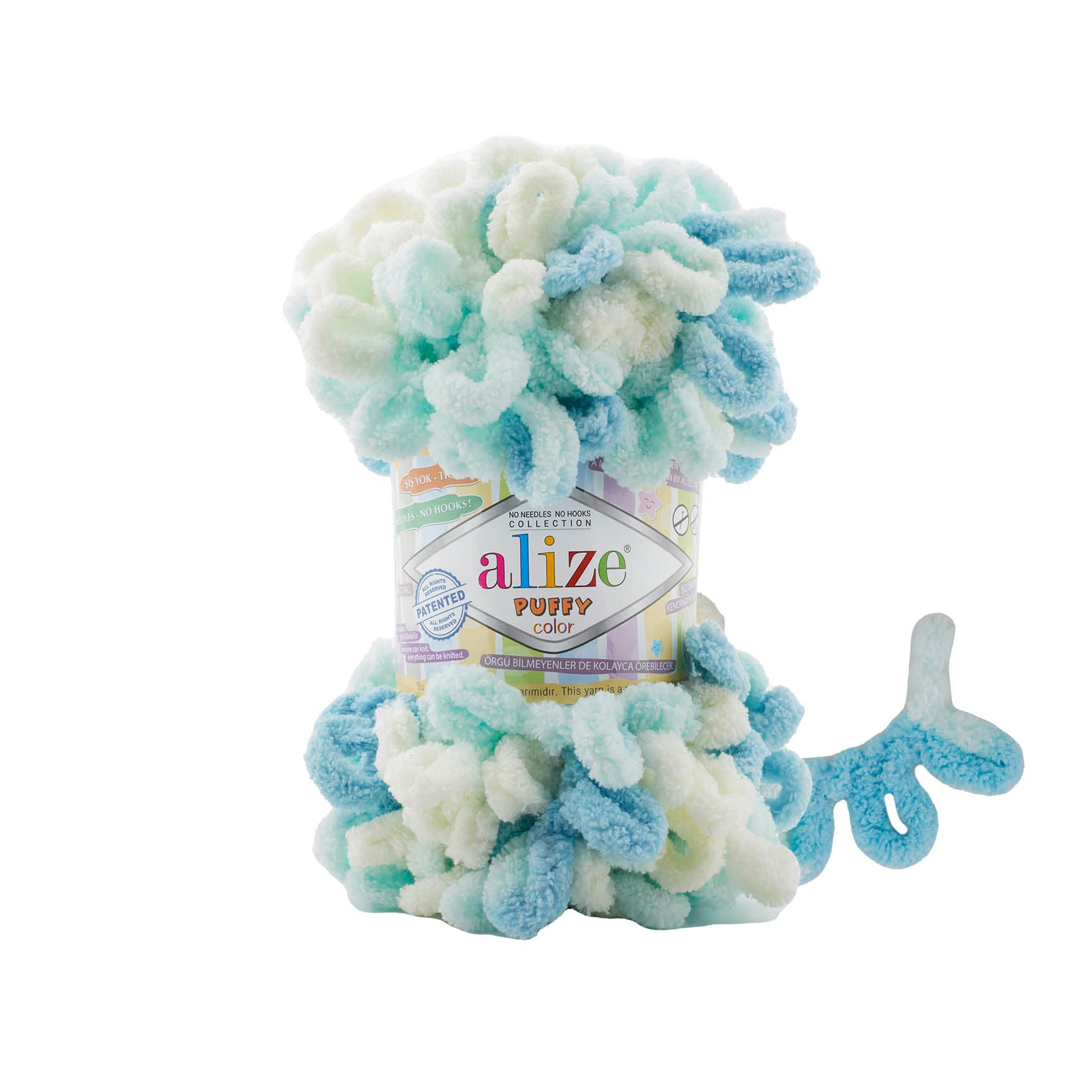 Alize Puffy Color 6461 Elle Örülen Örgü İpi