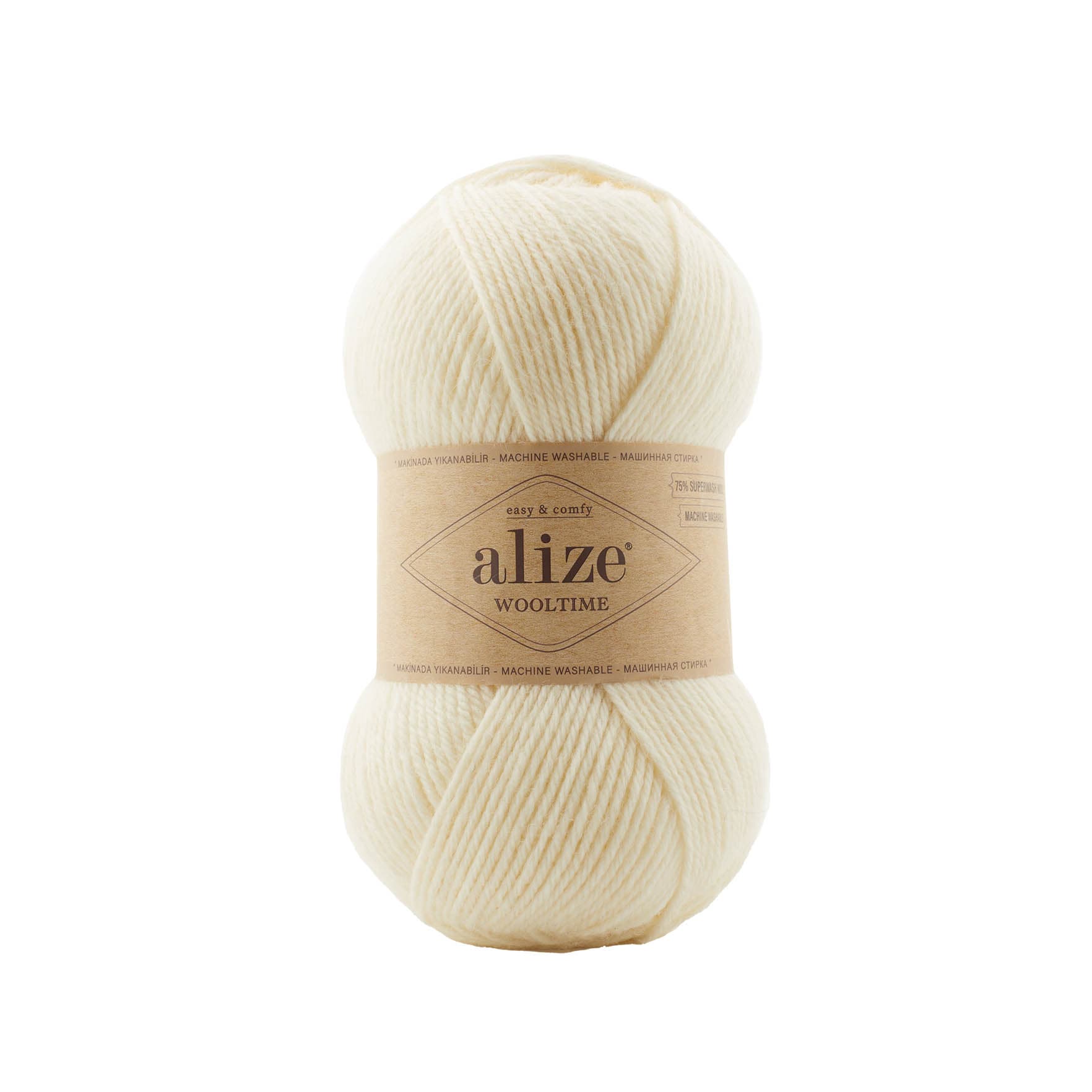 Alize Wooltime 1 Krem Örgü İpi