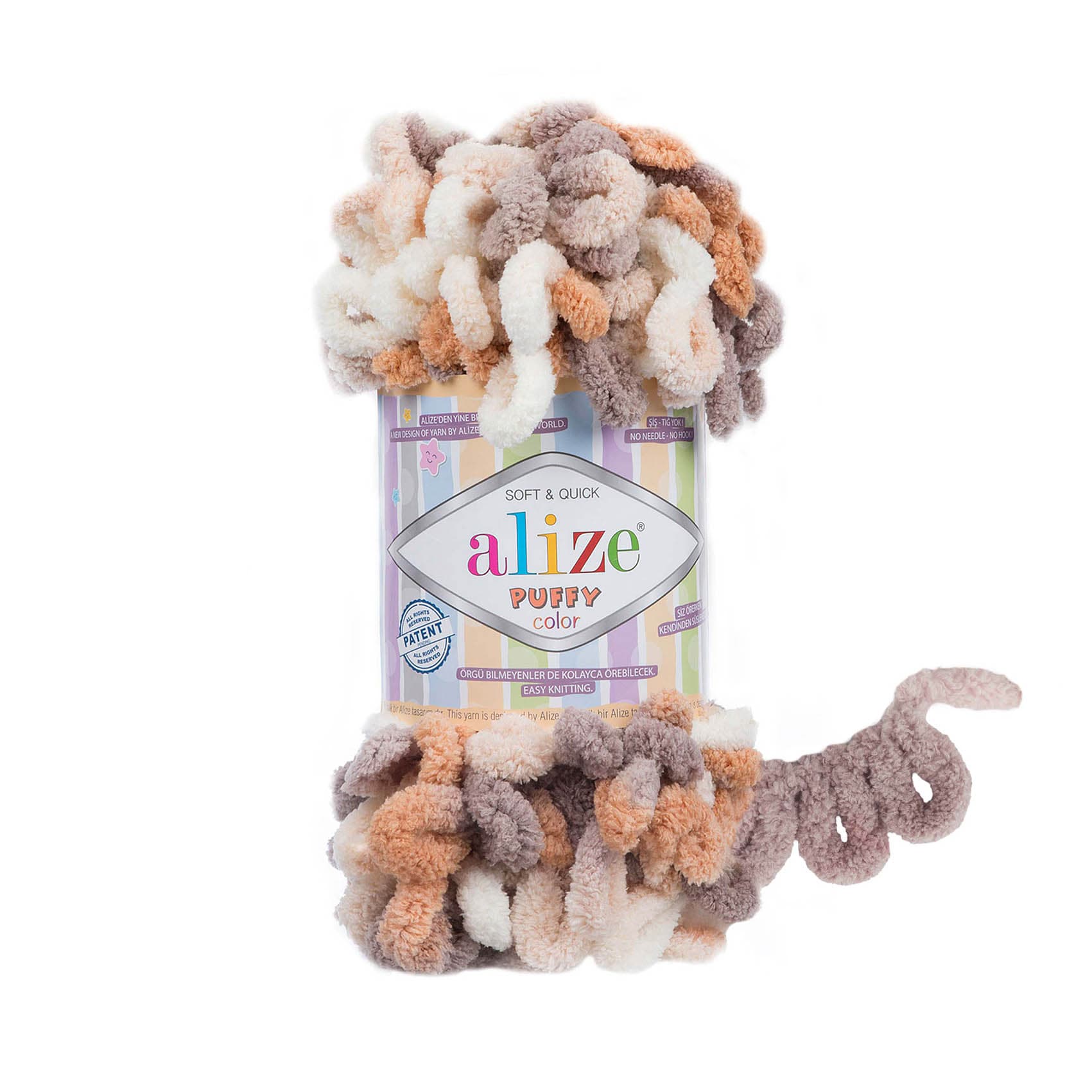 Alize Puffy Color 5926 Elle Örülen Örgü İpi
