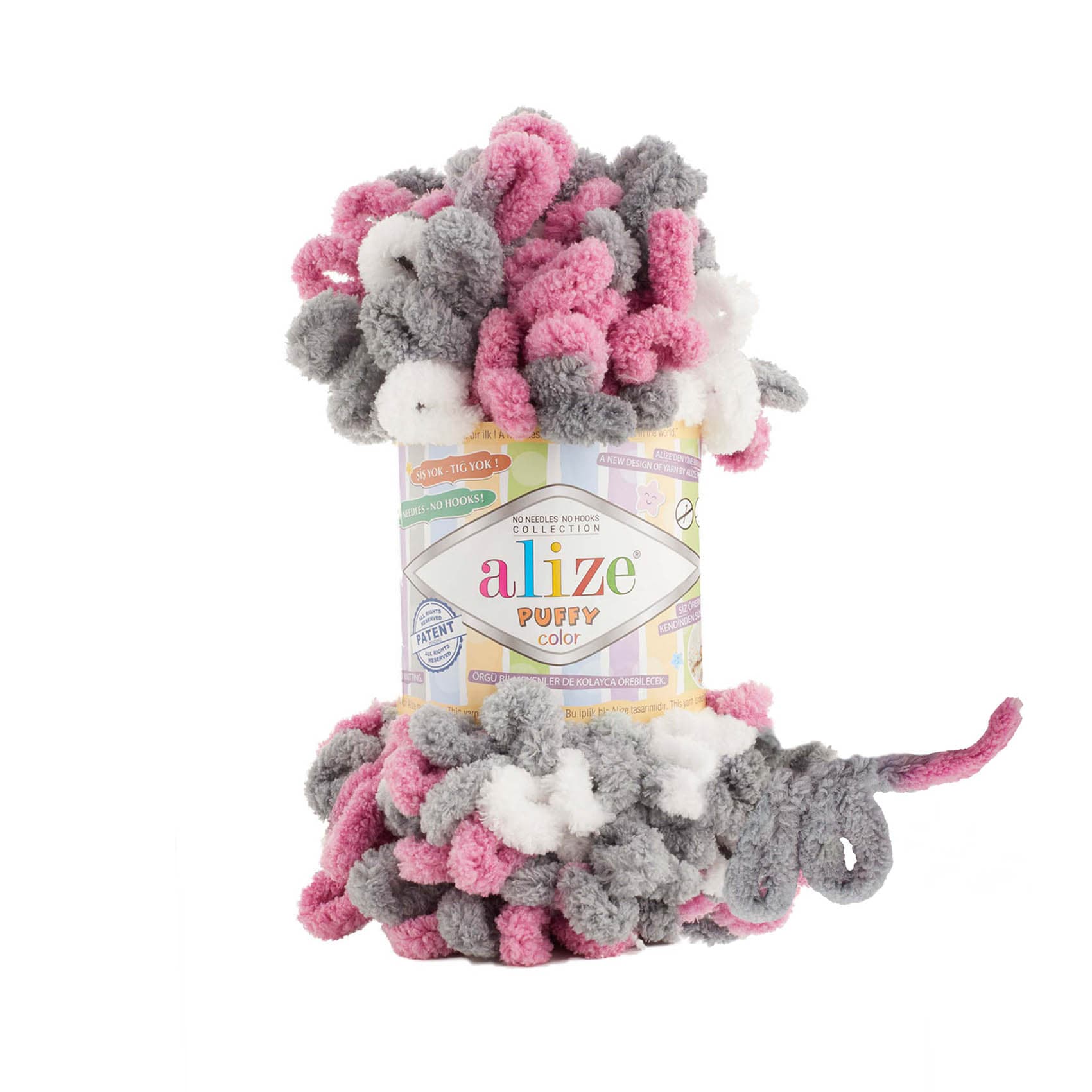 Alize Puffy Color 6070 Elle Örülen Örgü İpi