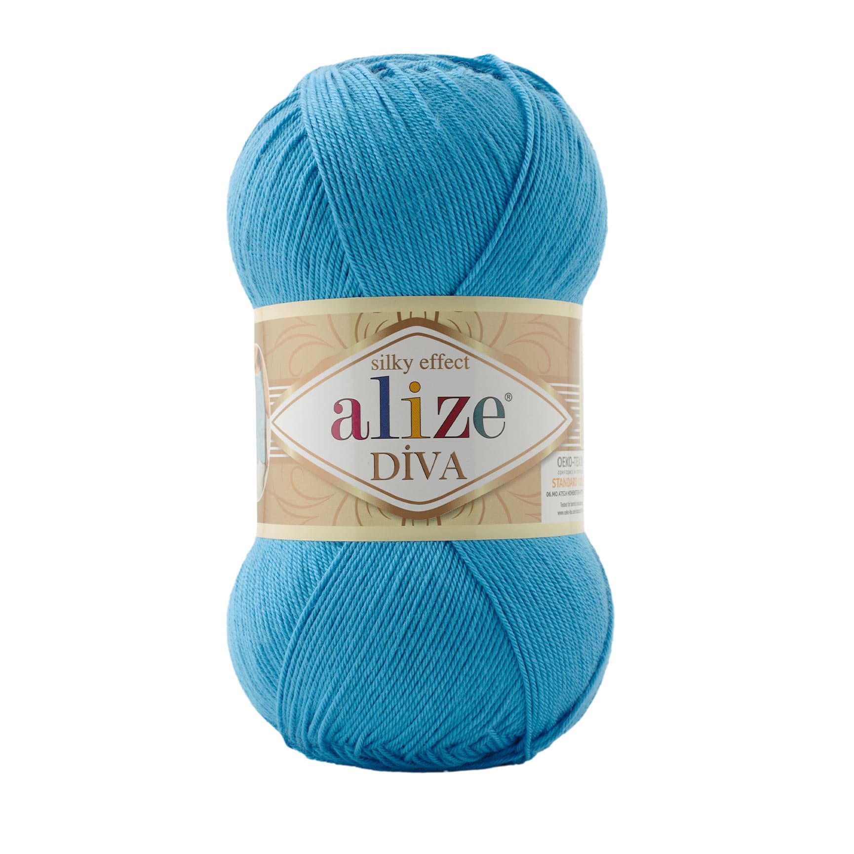 Alize Diva 245 Mavi Sılky Effect 100 Gr Örgü İpi