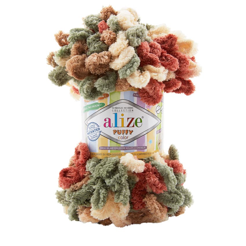 Alize Puffy Color 6039 Elle Örülen Örgü İpi