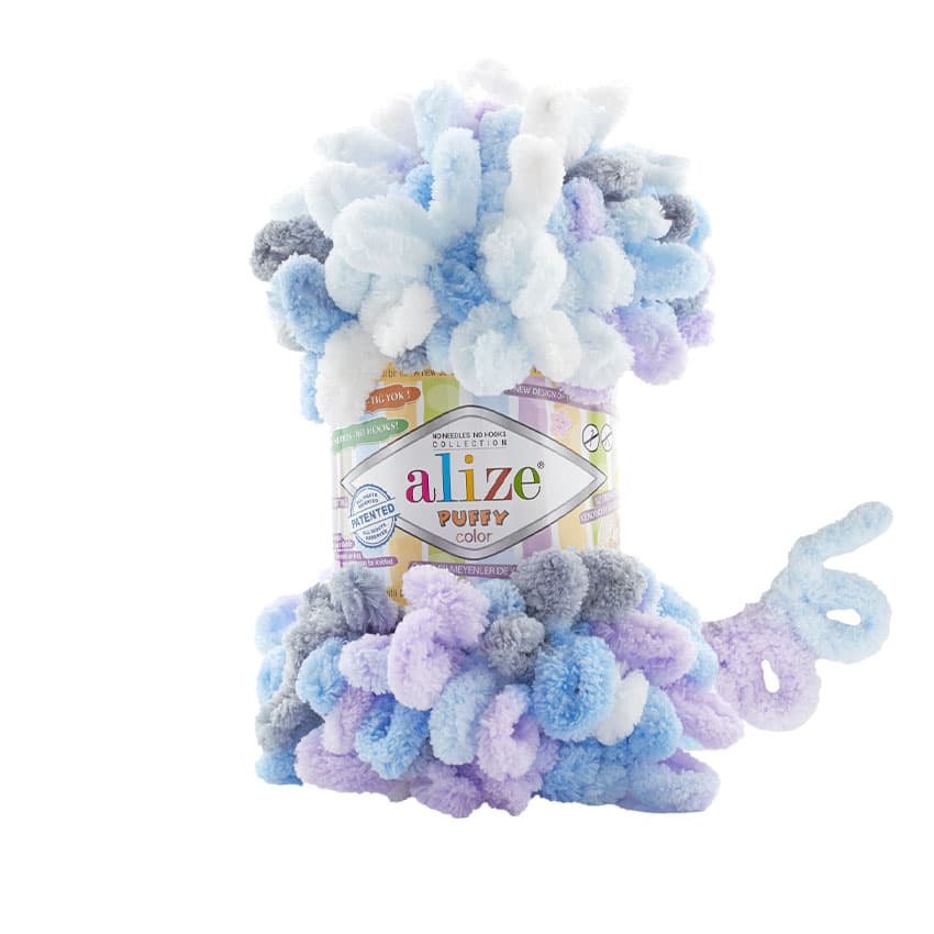 Alize Puffy Color 6524 Elle Örülen Örgü İpi