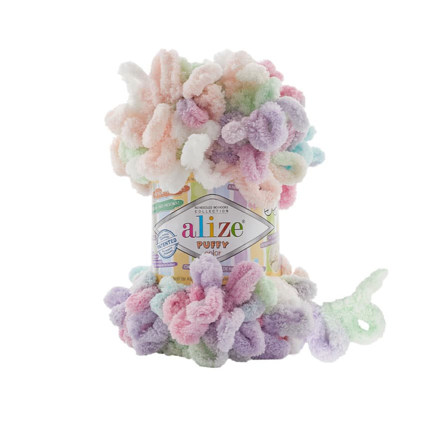 Alize Puffy Color 6526 Elle Örülen Örgü İpi