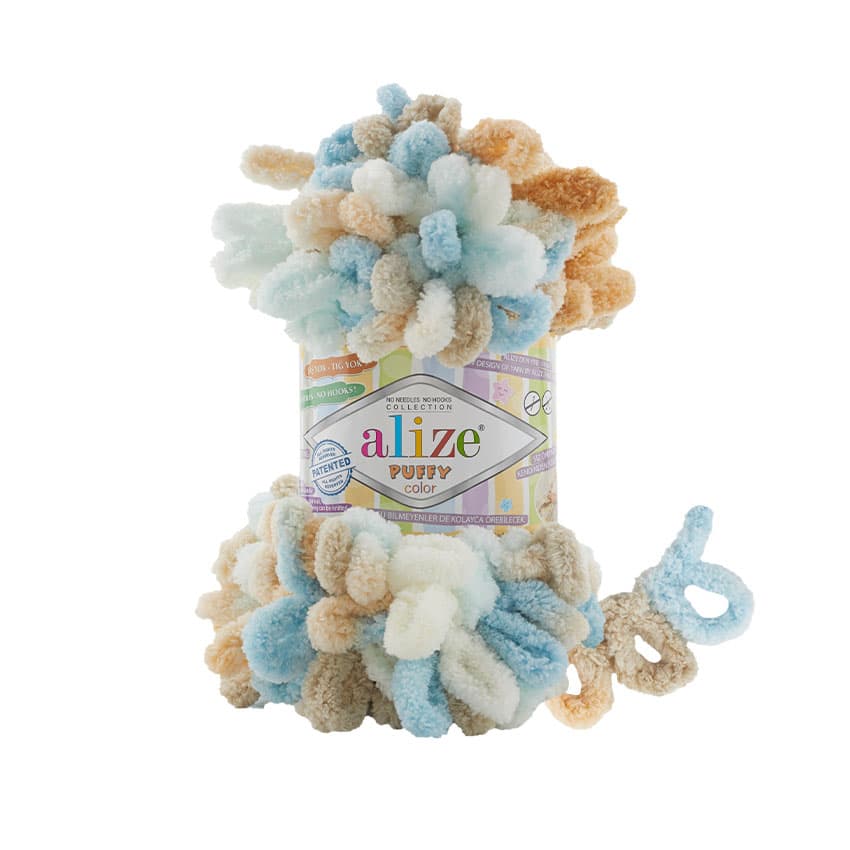 Alize Puffy Color 6530 Elle Örülen Örgü İpi