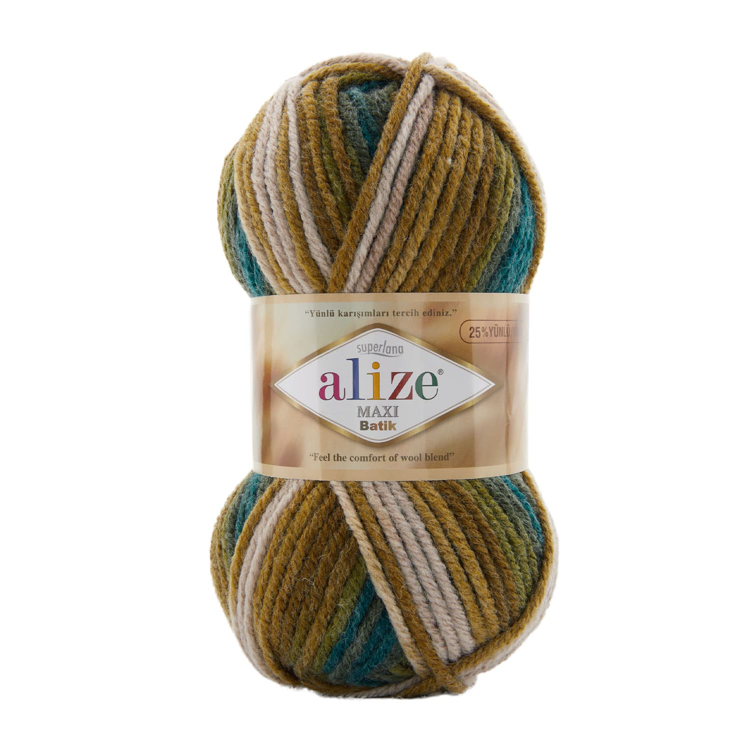 Alize Superlana Maxi Batik 4684 Yünlü Örgü İpi