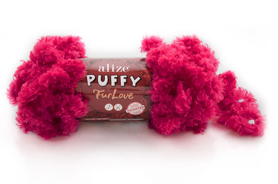 Alize Puffy Furlove 798 Fuşya Elle Örülen Örgü İpi