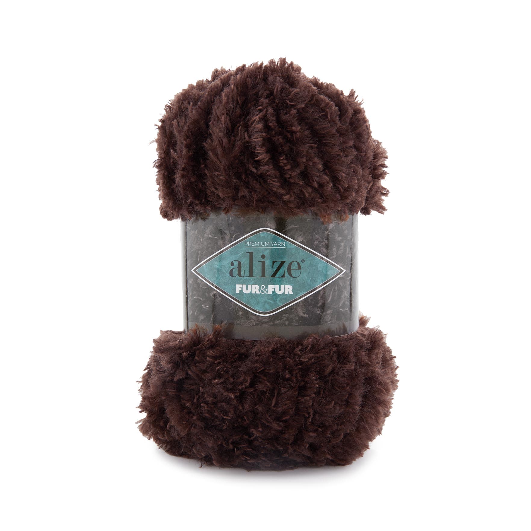 Alize Fur Fur 493 Kahve Örgü İpi