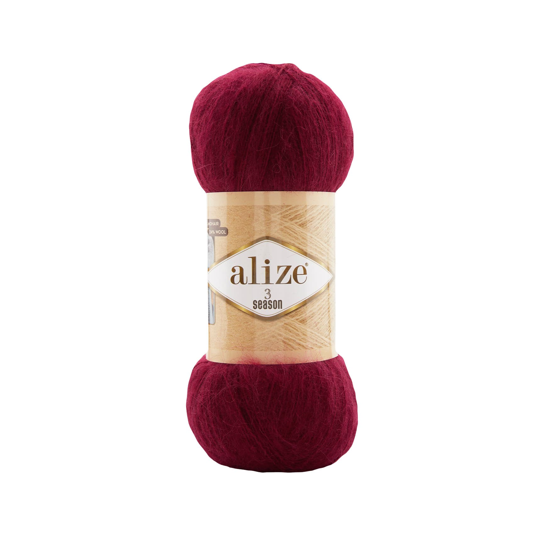 Alize 3 Season 57 Bordo Örgü İpi