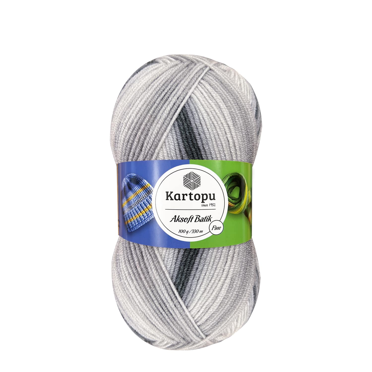 Kartopu Ak Soft Batik B59221 Örgü İpi