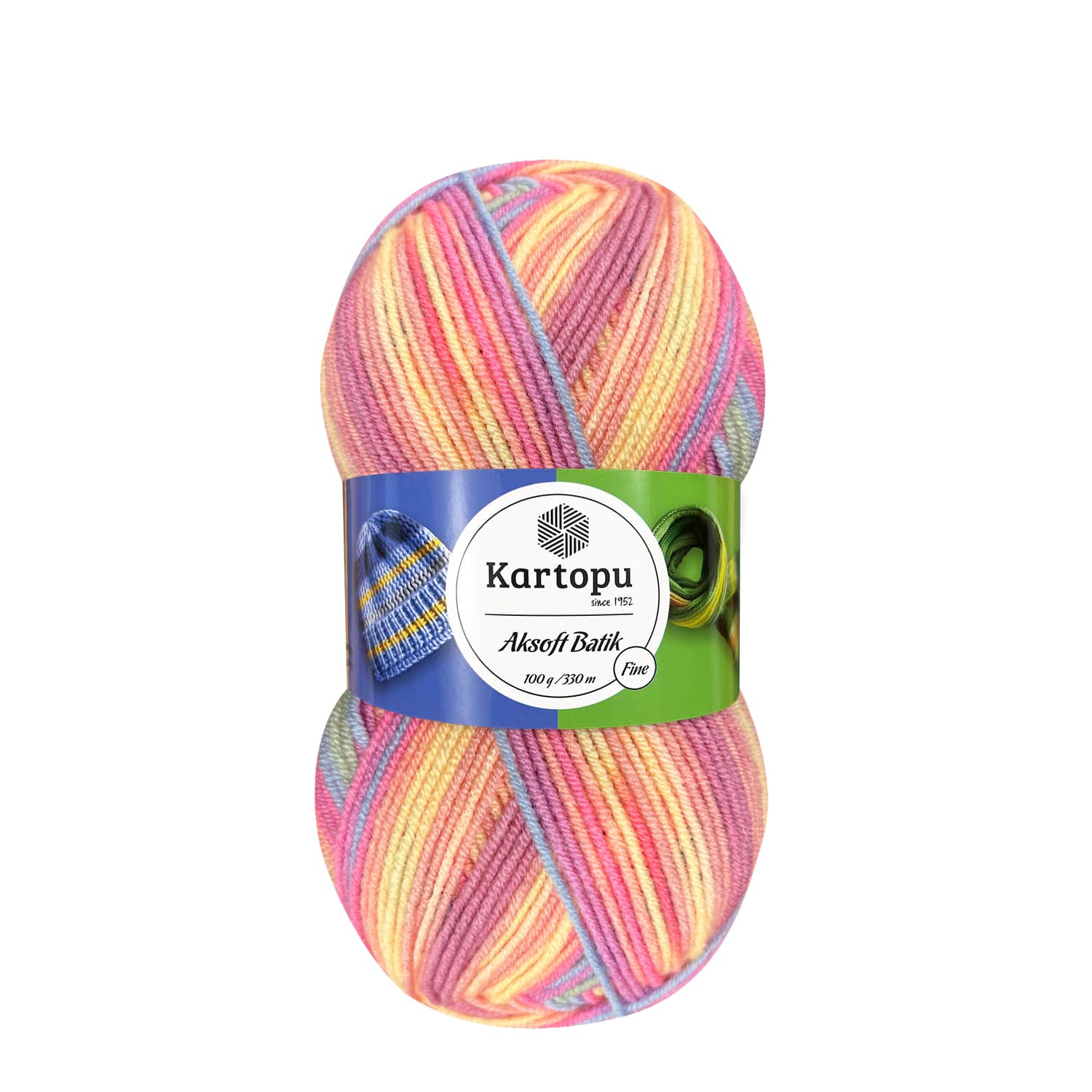 Kartopu Ak Soft Batik B59222 Örgü İpi