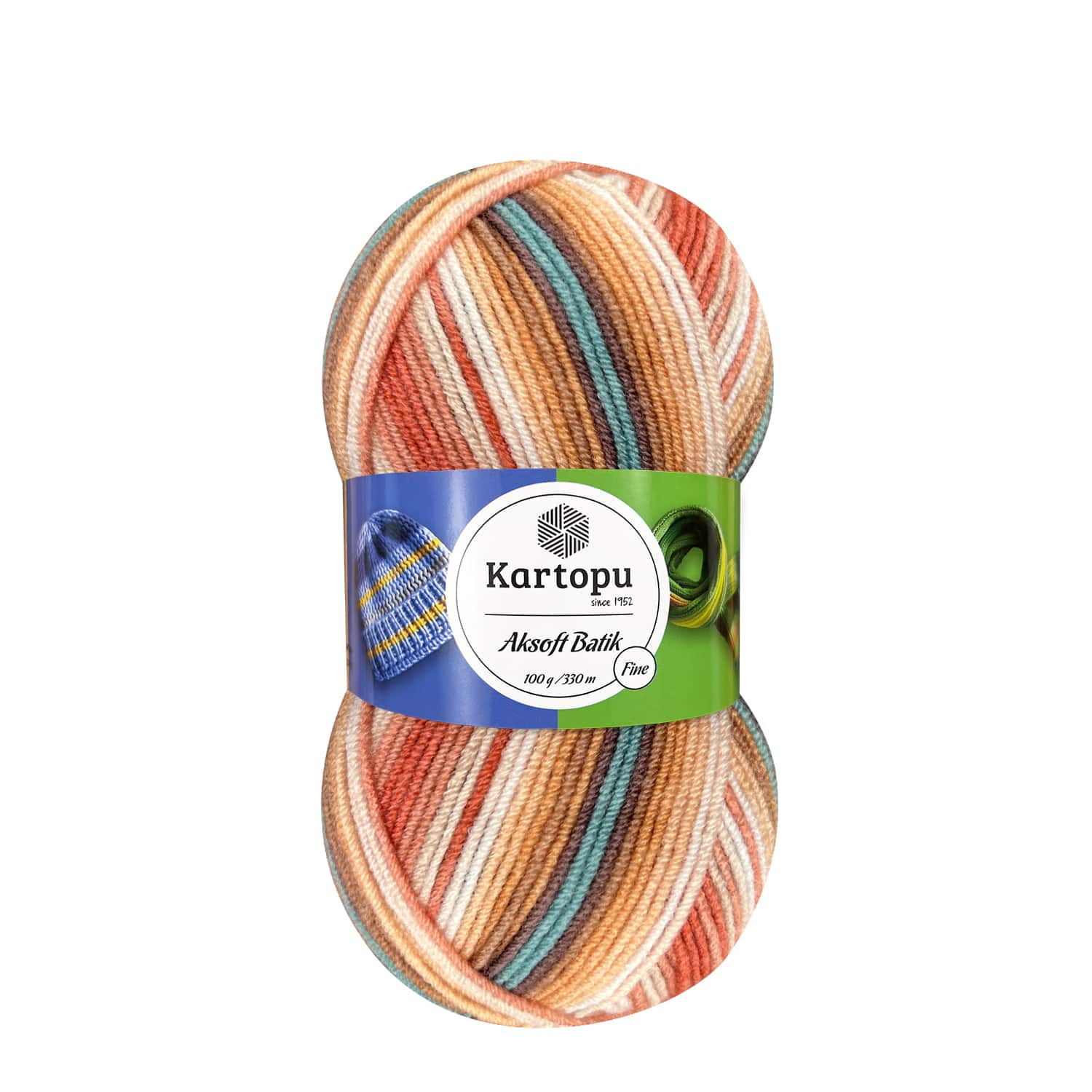 Kartopu Ak Soft Batik B59228 Örgü İpi