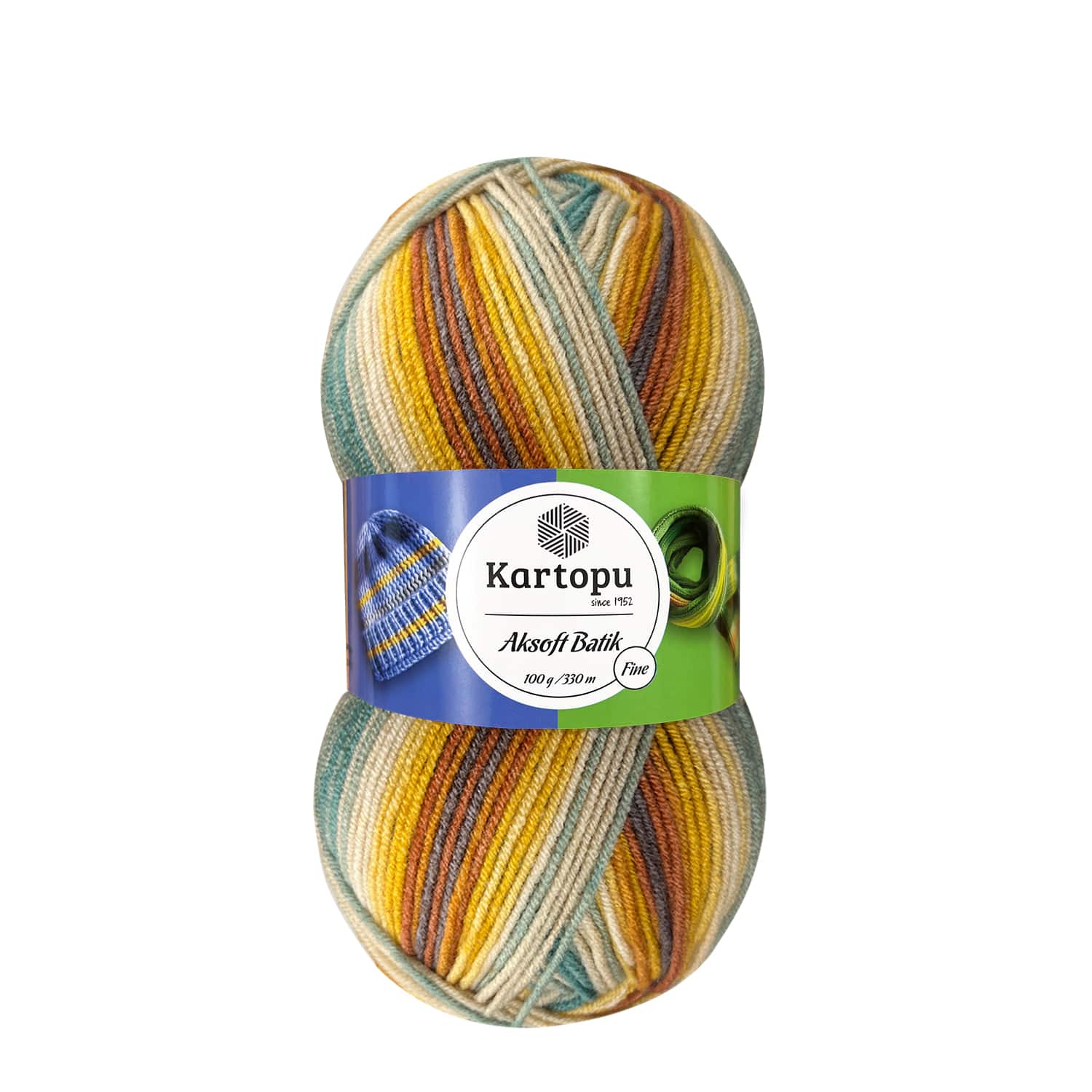 Kartopu Ak Soft Batik B59229 Örgü İpi