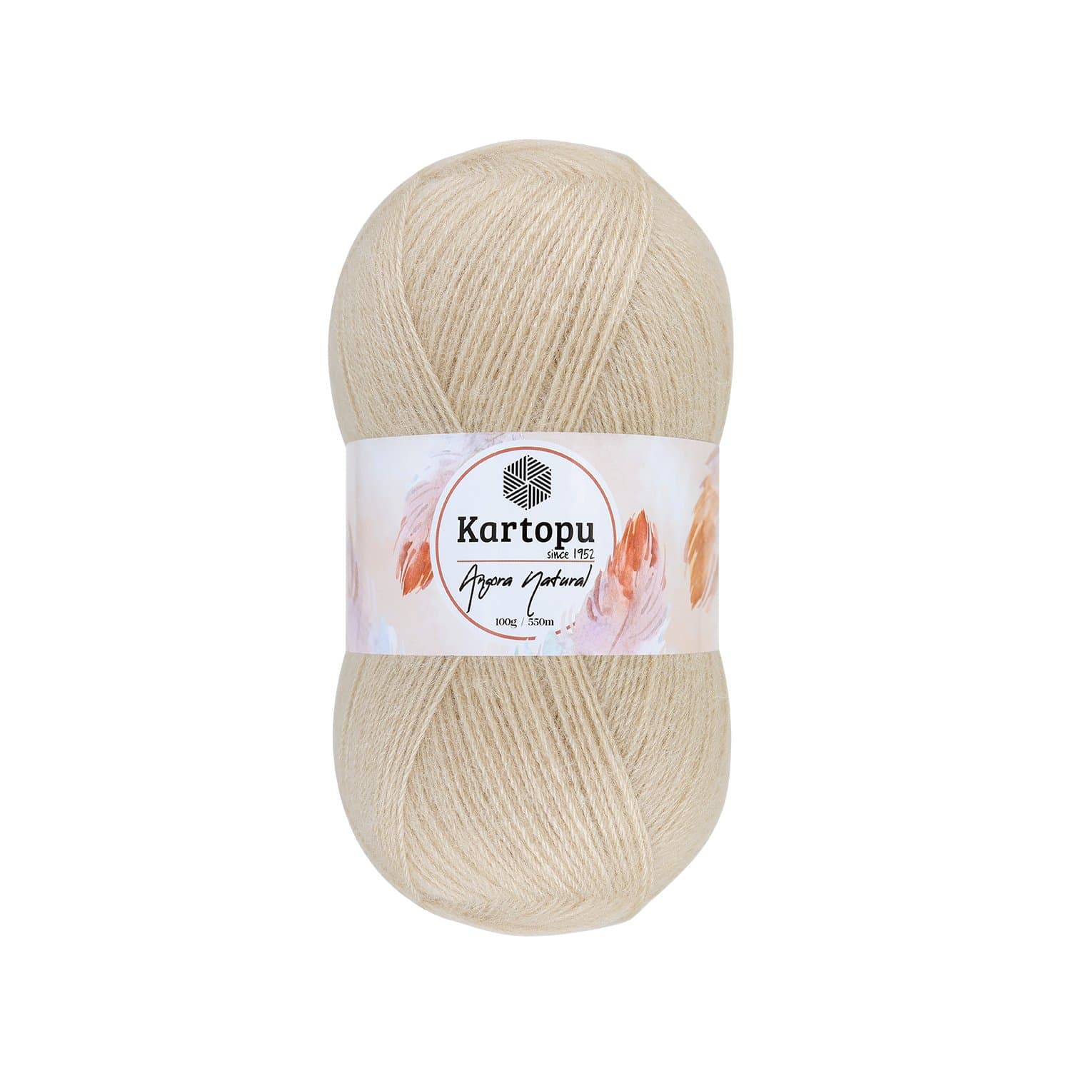 Kartopu Angora Natural K855 Bej Yelek ve Şal İpi