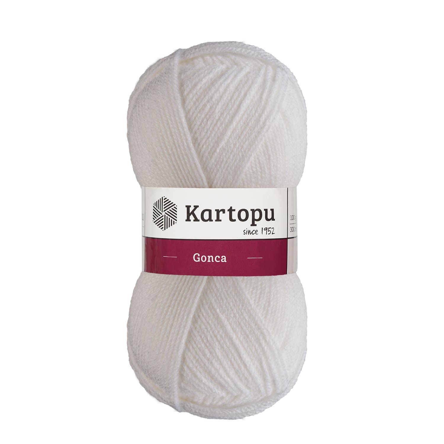 Kartopu Gonca K010 Beyaz Örgü İpi