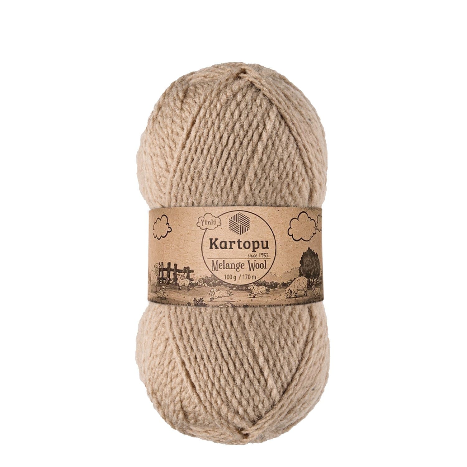 Kartopu Melange Wool K880 Kışlık İp