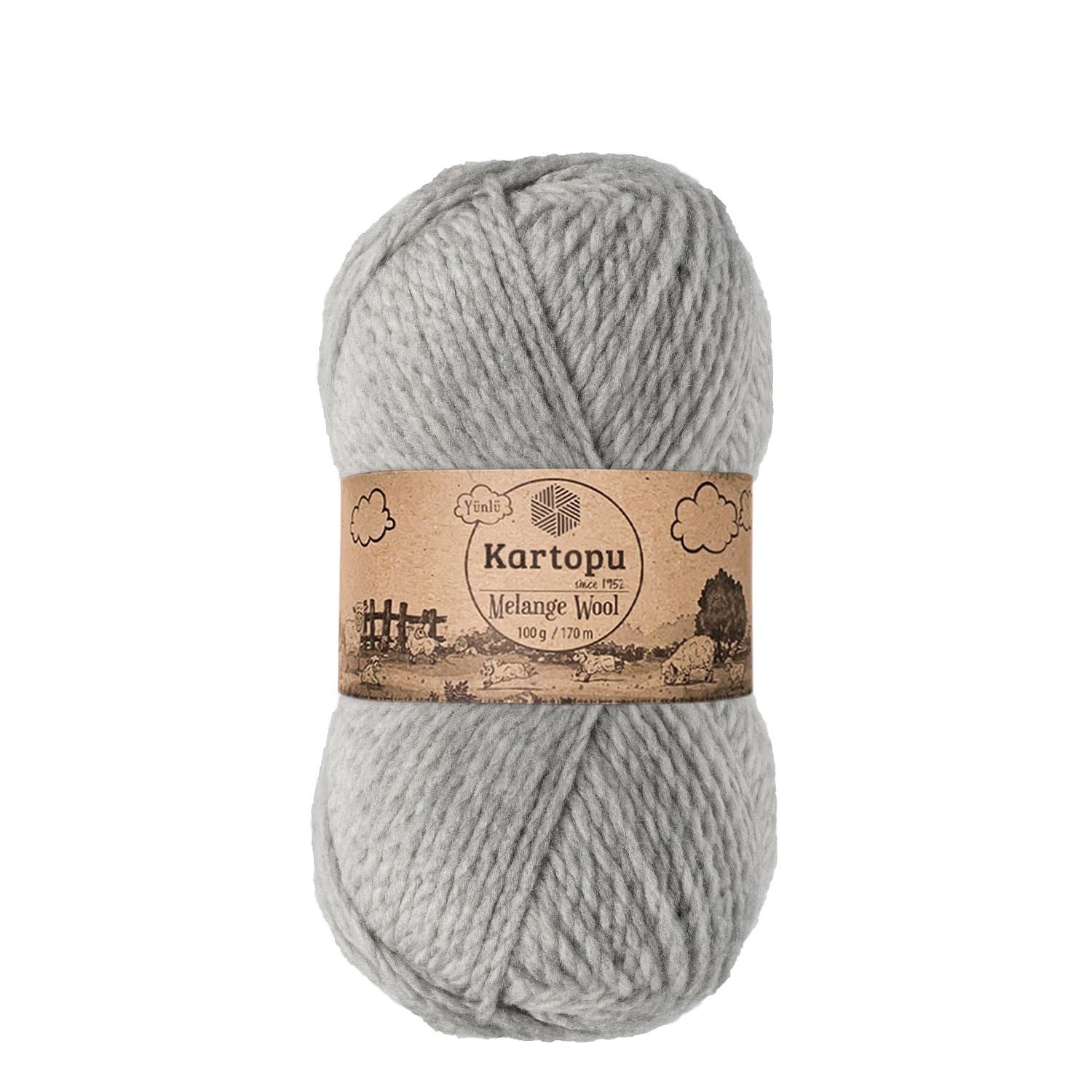 Kartopu Melange Wool K1000 Kışlık İp