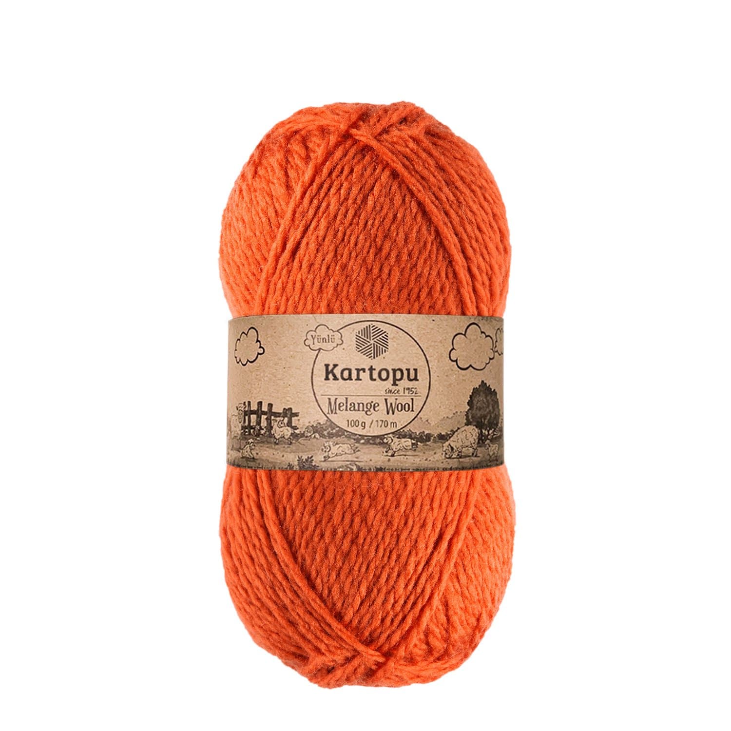 Kartopu Melange Wool K1210 Kışlık İp