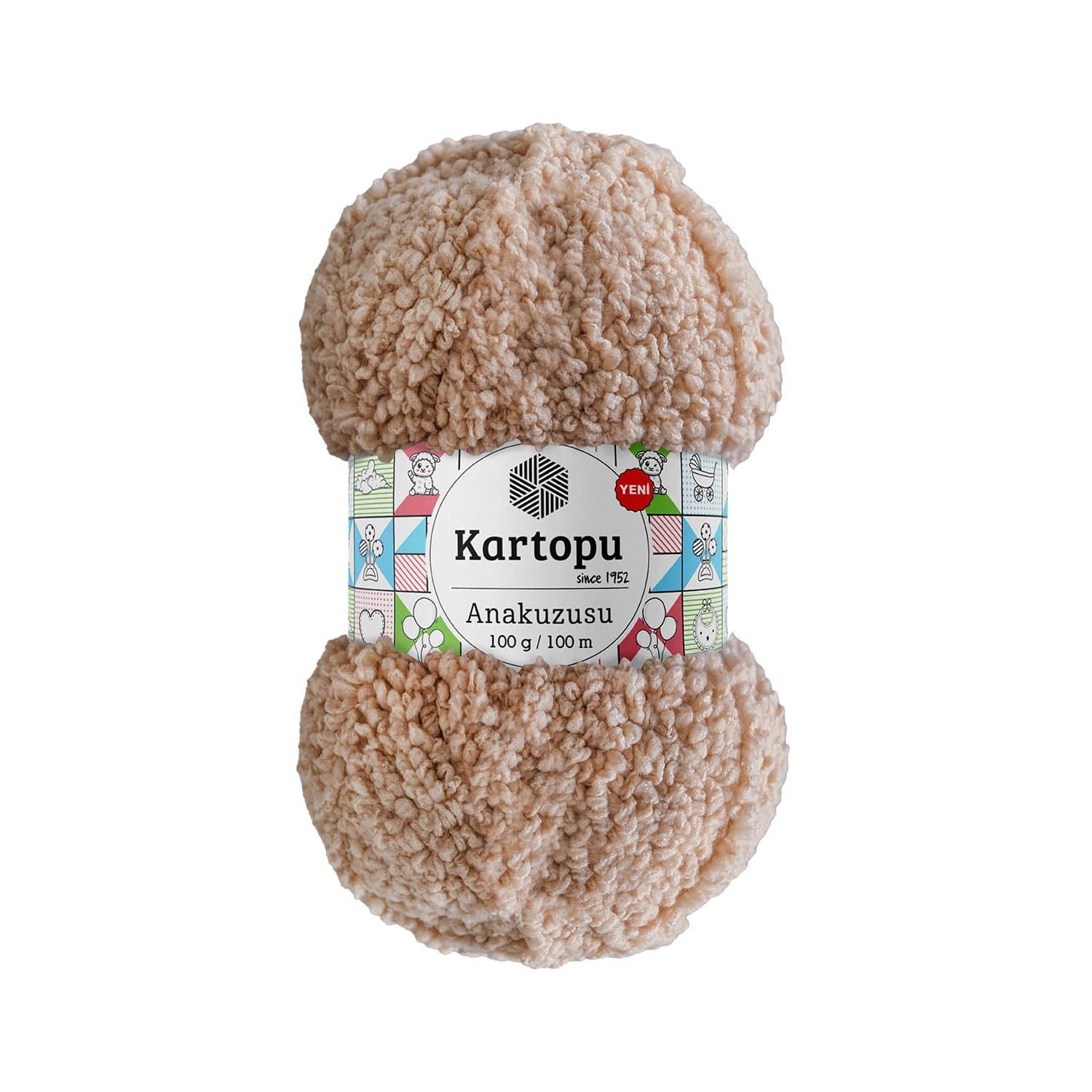 Kartopu Anakuzusu K855 Bej Kadife İp